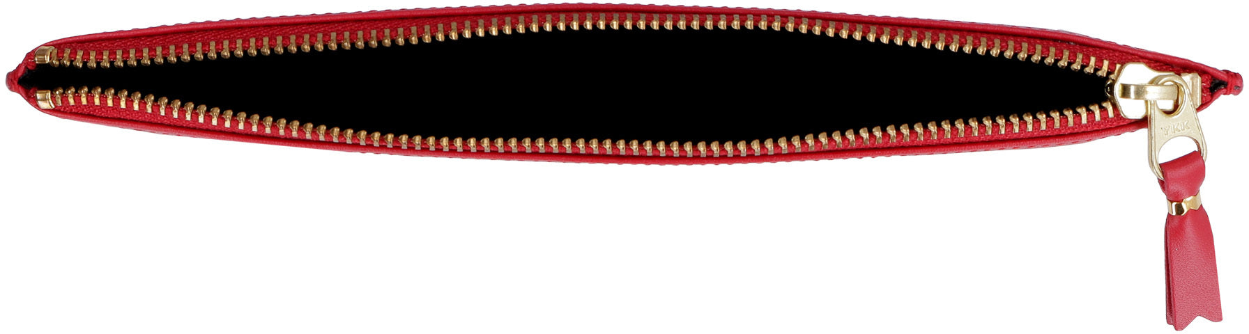 COMME DES GARÇONS WALLET Smooth Leather Mini Pouch Handbag with Polka Dot Motif