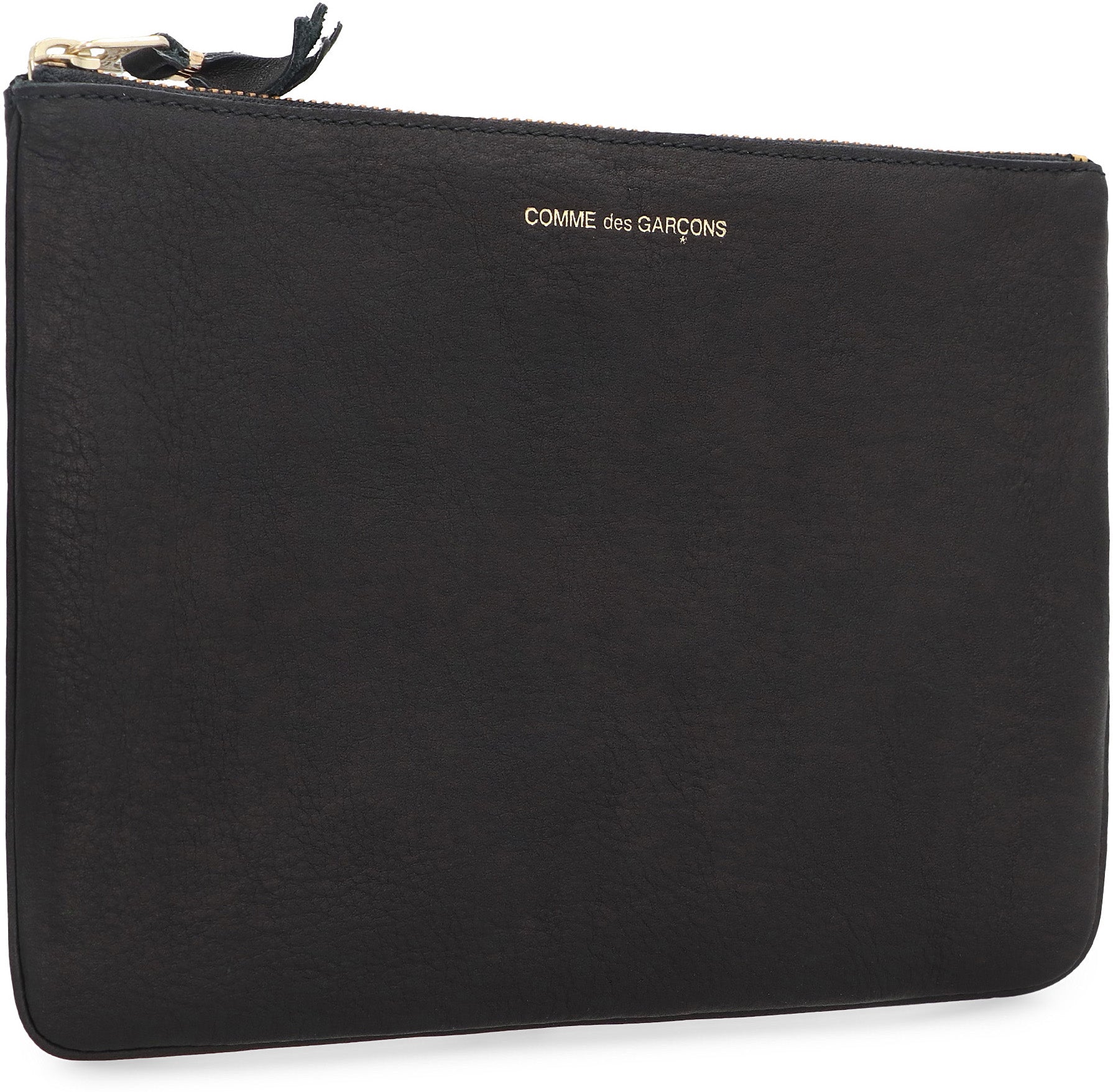 COMME DES GARÇONS WALLET Leather Flat Pouch Handbag - 21cm x 16cm