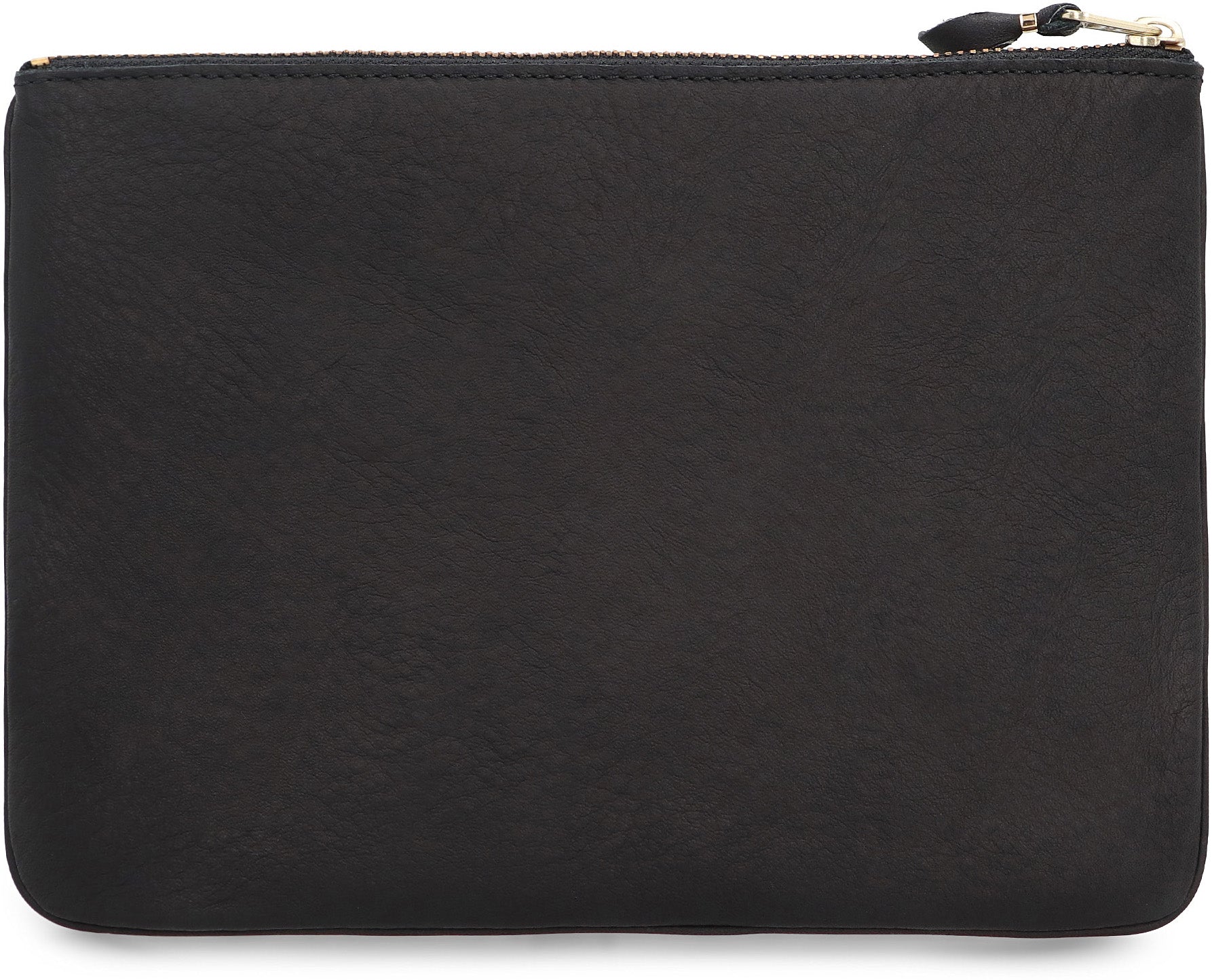 COMME DES GARÇONS WALLET Leather Flat Pouch Handbag - 21cm x 16cm