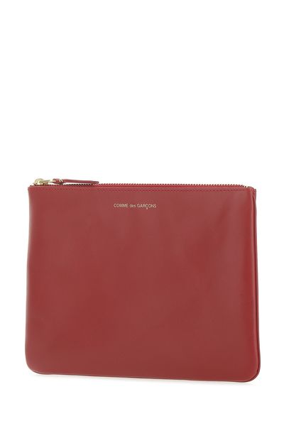 COMME DES GARÇONS WALLET Canvas Logo Clutch Handbag - 21.5cm x 16cm