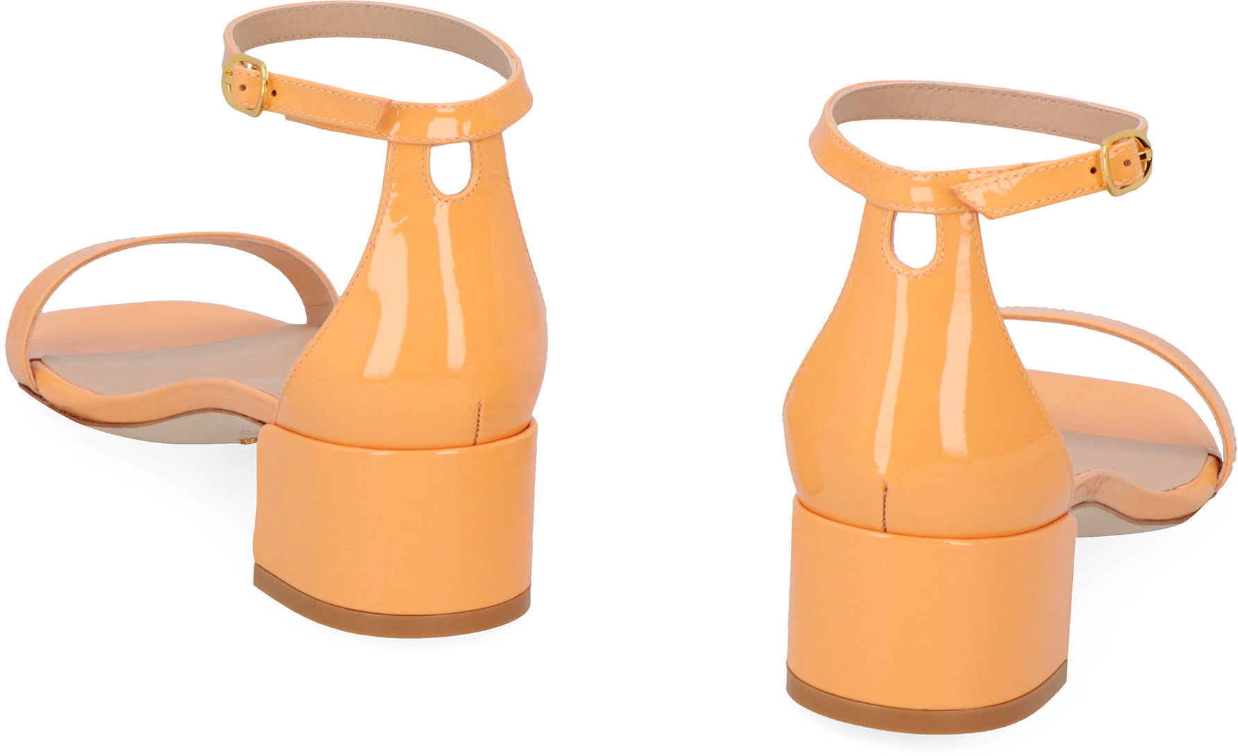 STUART WEITZMAN Mini Block Sandals with 3.5 cm Heel