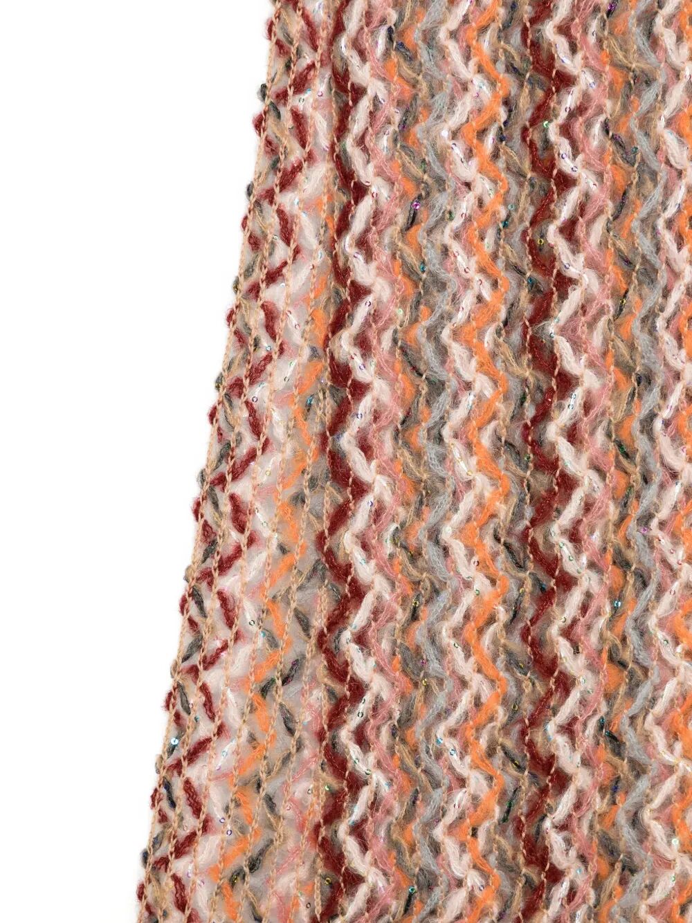 MISSONI Fringed Zig-Zag Scarf
