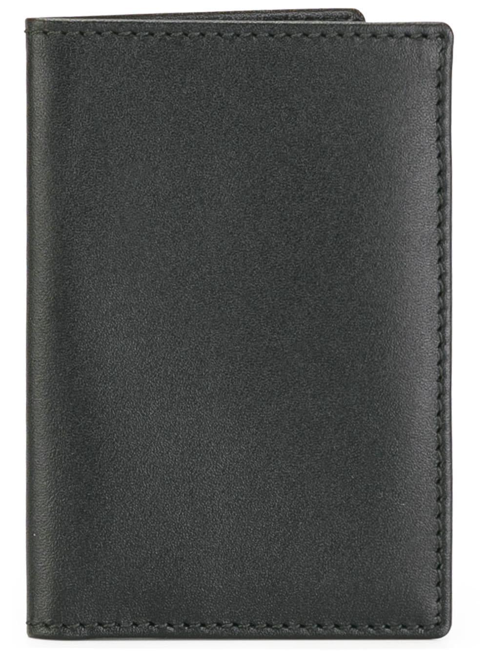 COMME DES GARÇONS WALLET Mini Grainy Leather Wallet