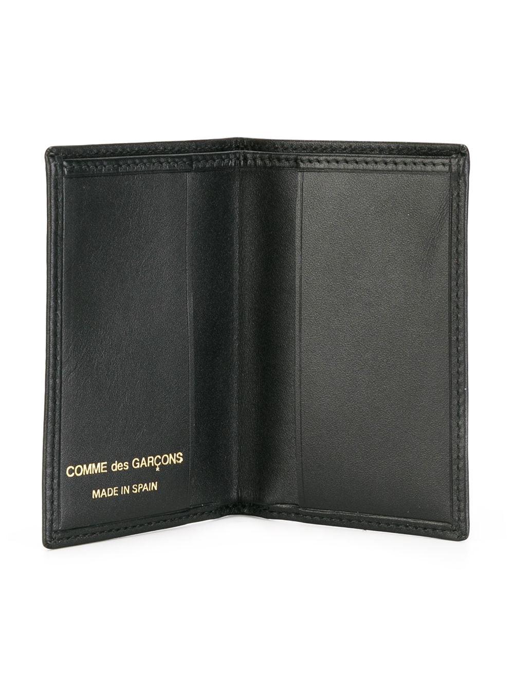 COMME DES GARÇONS WALLET Mini Grainy Leather Wallet