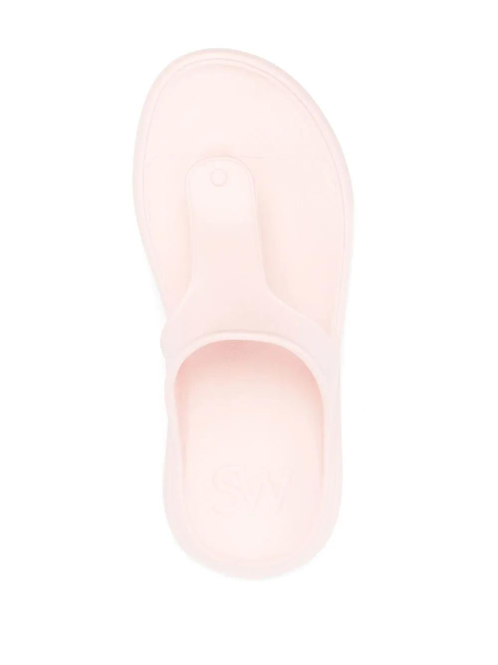 STUART WEITZMAN Mini T-Strap Slide Sandals