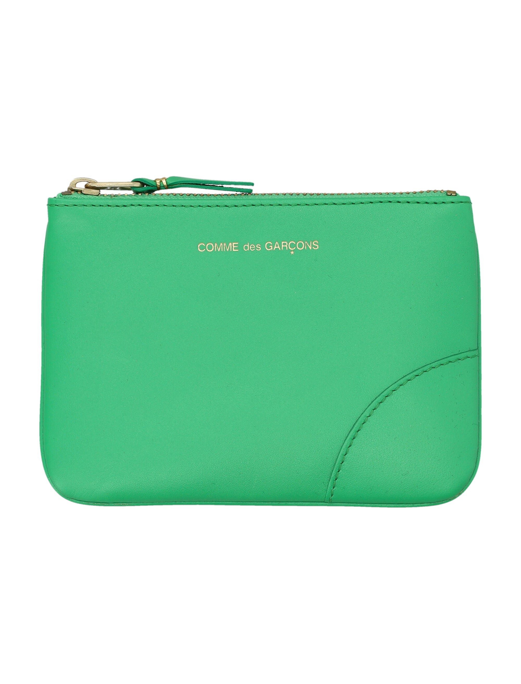 COMME DES GARÇONS WALLET Mini Leather Zip Pouch Handbag