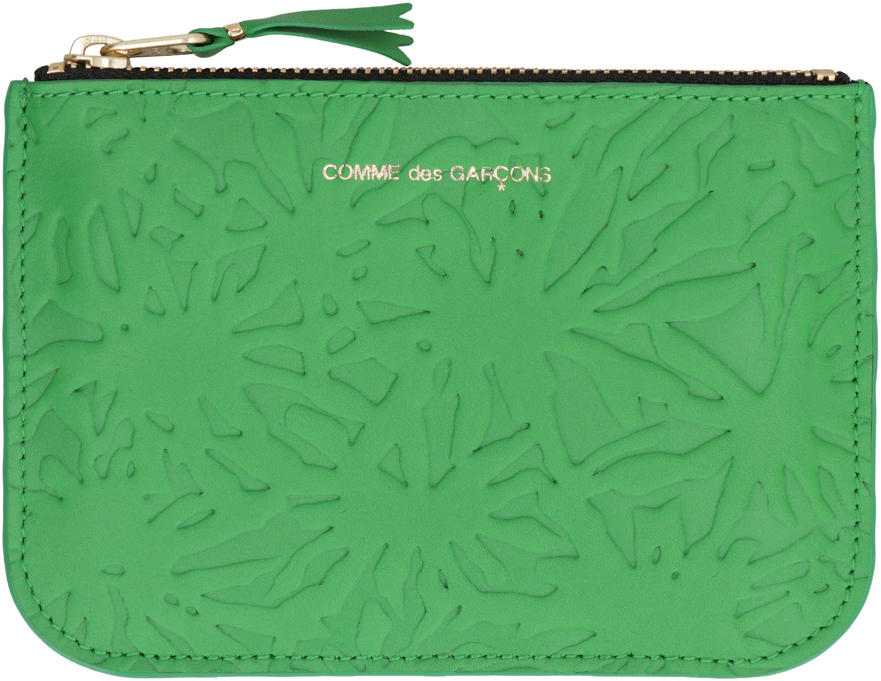 COMME DES GARÇONS WALLET Mini Leather Flat Pouch Handbag