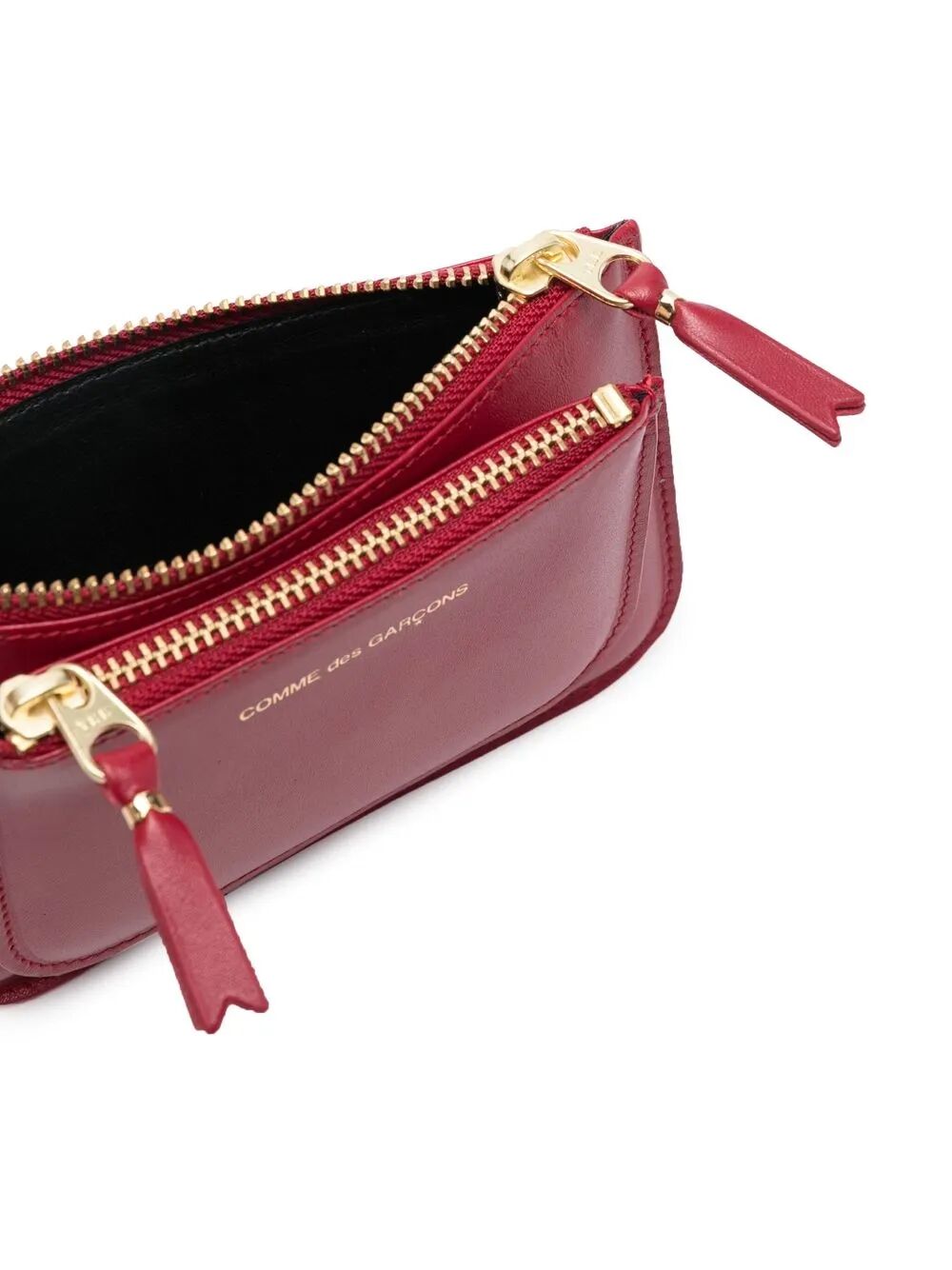 COMME DES GARÇONS WALLET Mini Wallet with Outside Pocket - Small Leather Goods