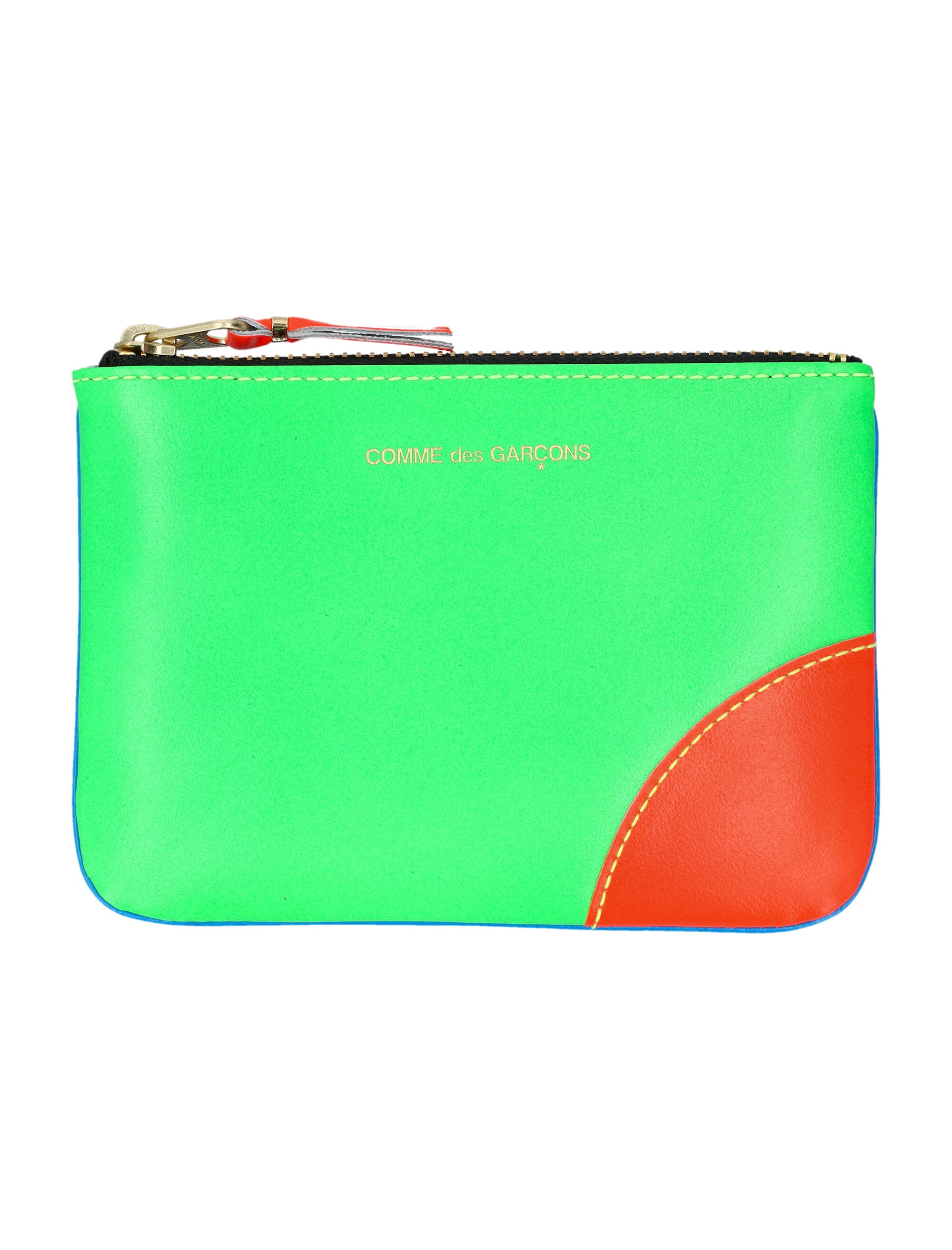 COMME DES GARÇONS WALLET Mini Zip Fastening Color Block Wallet