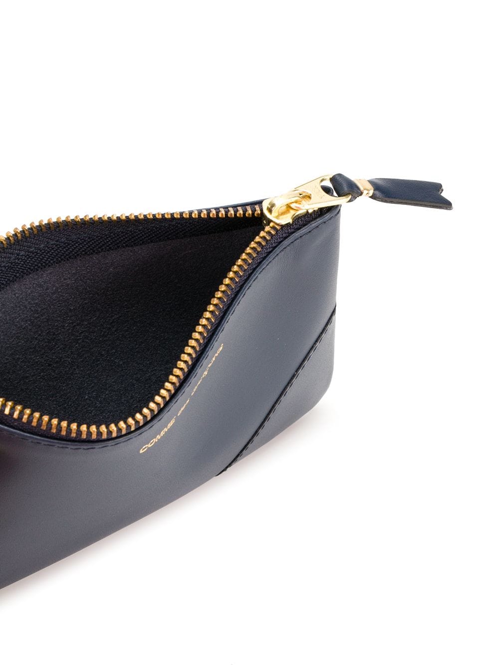 COMME DES GARÇONS WALLET Mini Leather Pouch Handbag with Logo Detail