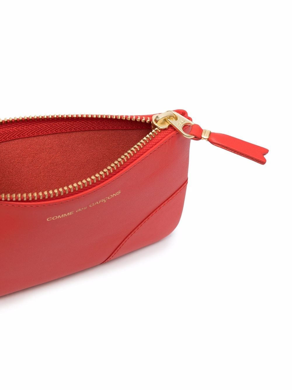 COMME DES GARÇONS WALLET Stylish Embossed Leather Mini Wallet