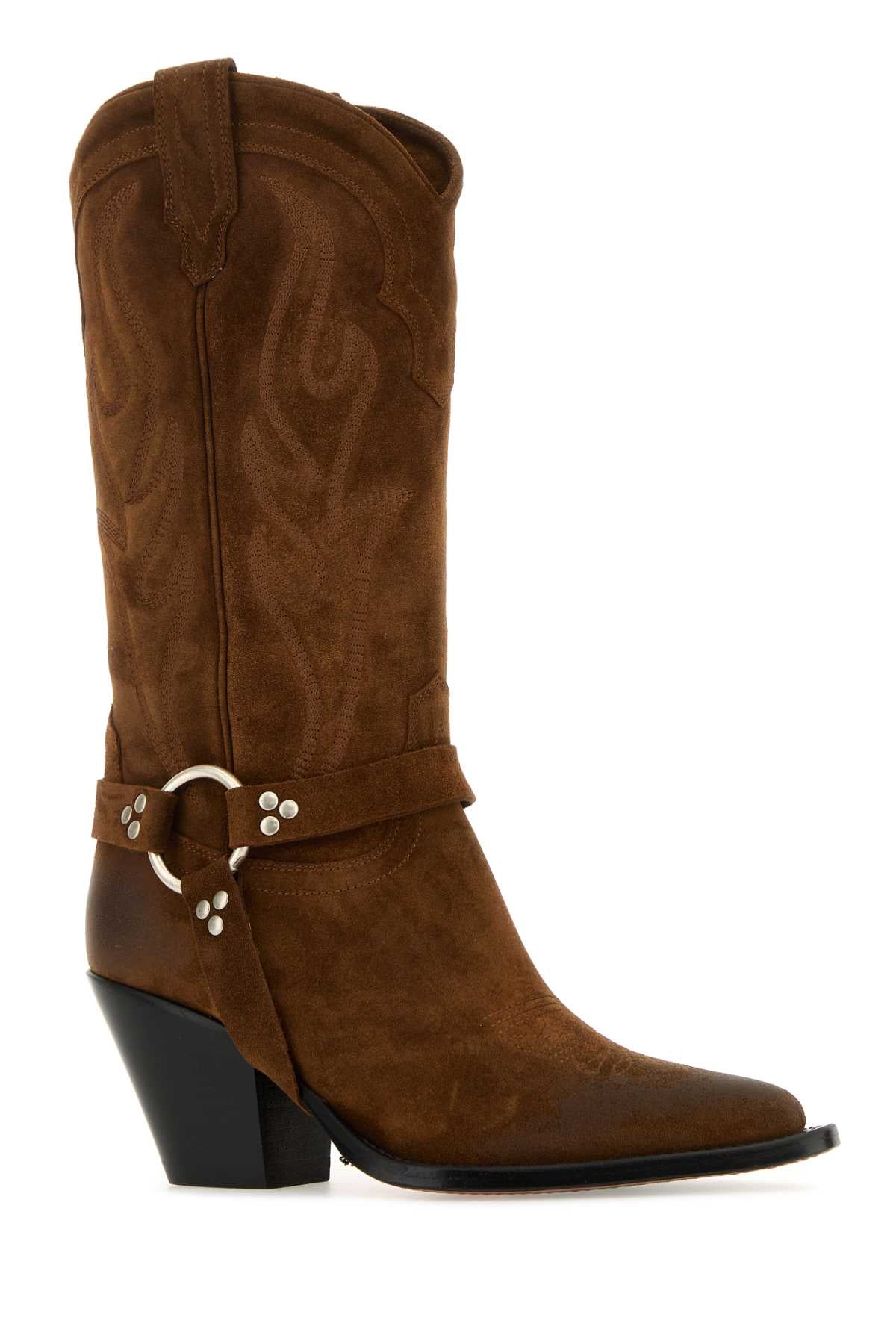 SONORA Suede Santa Fe Belt Boots for Women
