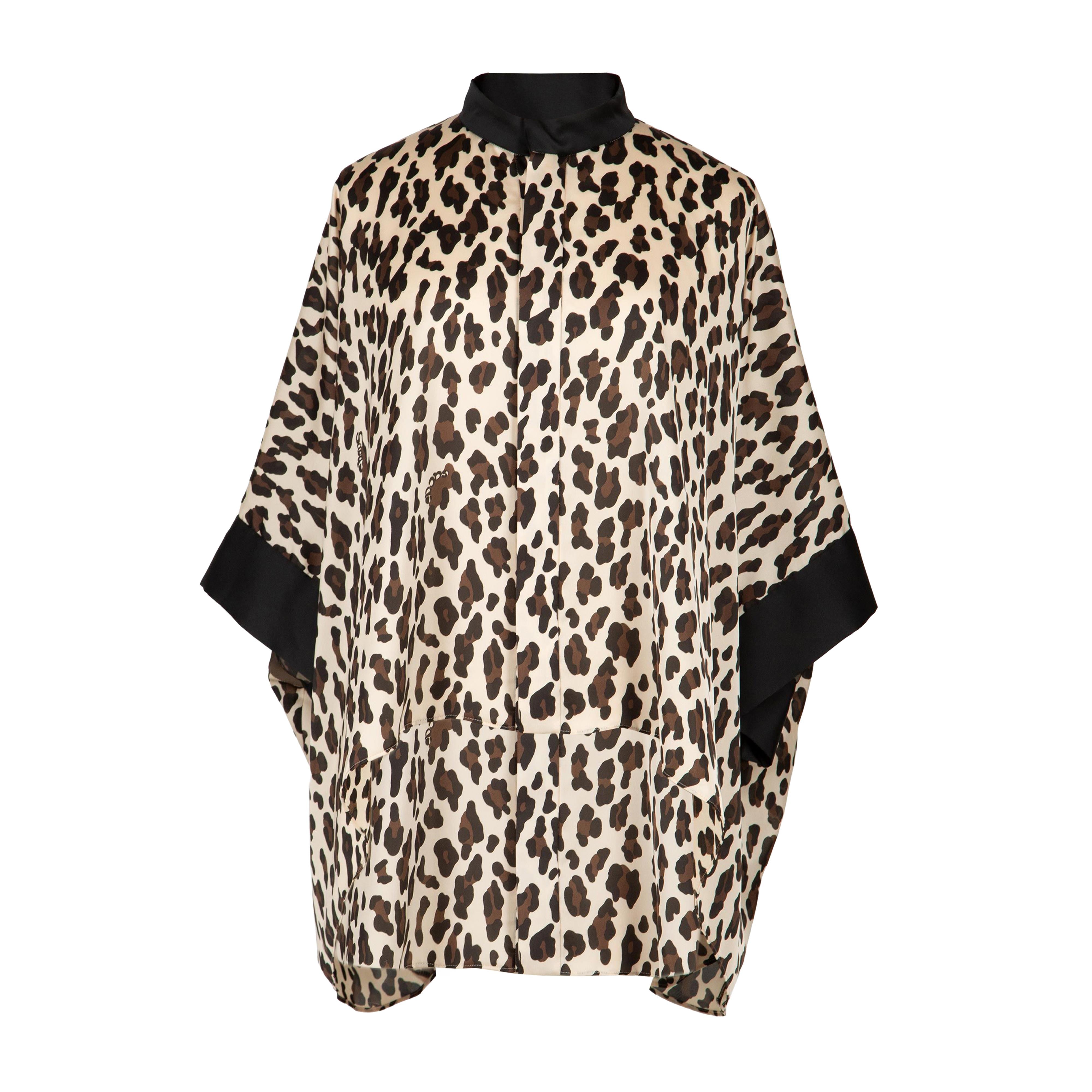 SACAI Leopard Print Shirt for Women - Spring Summer 2025
