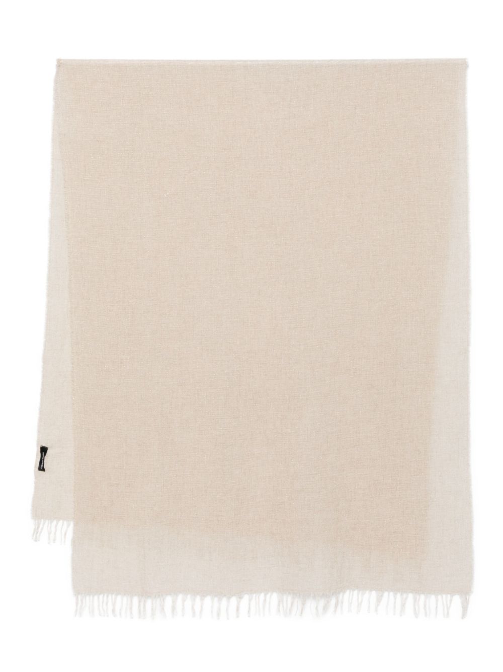 FABIANA FILIPPI Cashmere and Silk Scarf with Fringed Edges