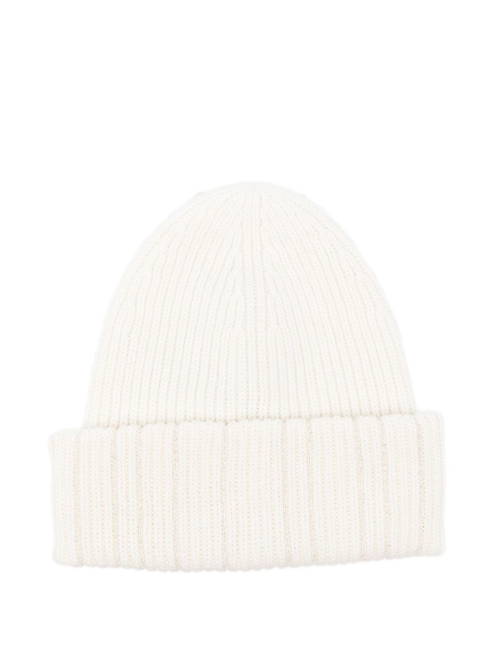 FABIANA FILIPPI Wool Beanie with Turn-Up Brim