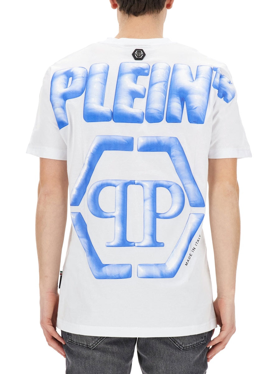 PHILIPP PLEIN Logo Tee for Men - Size L