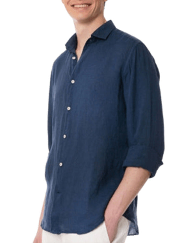 SAINT BARTH Classic Linen Shirt for Men