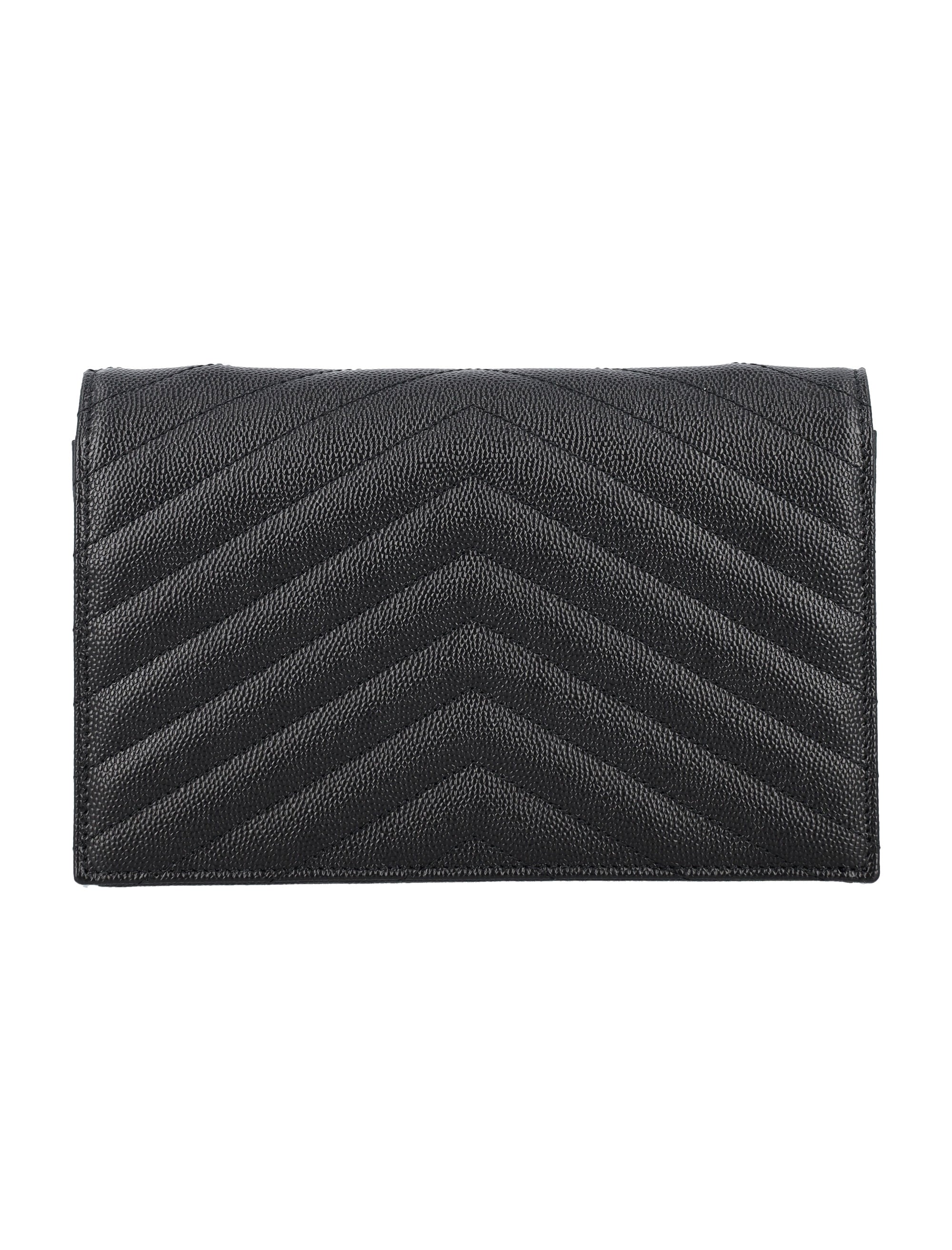 SAINT LAURENT PARIS Mini Chain Wallet