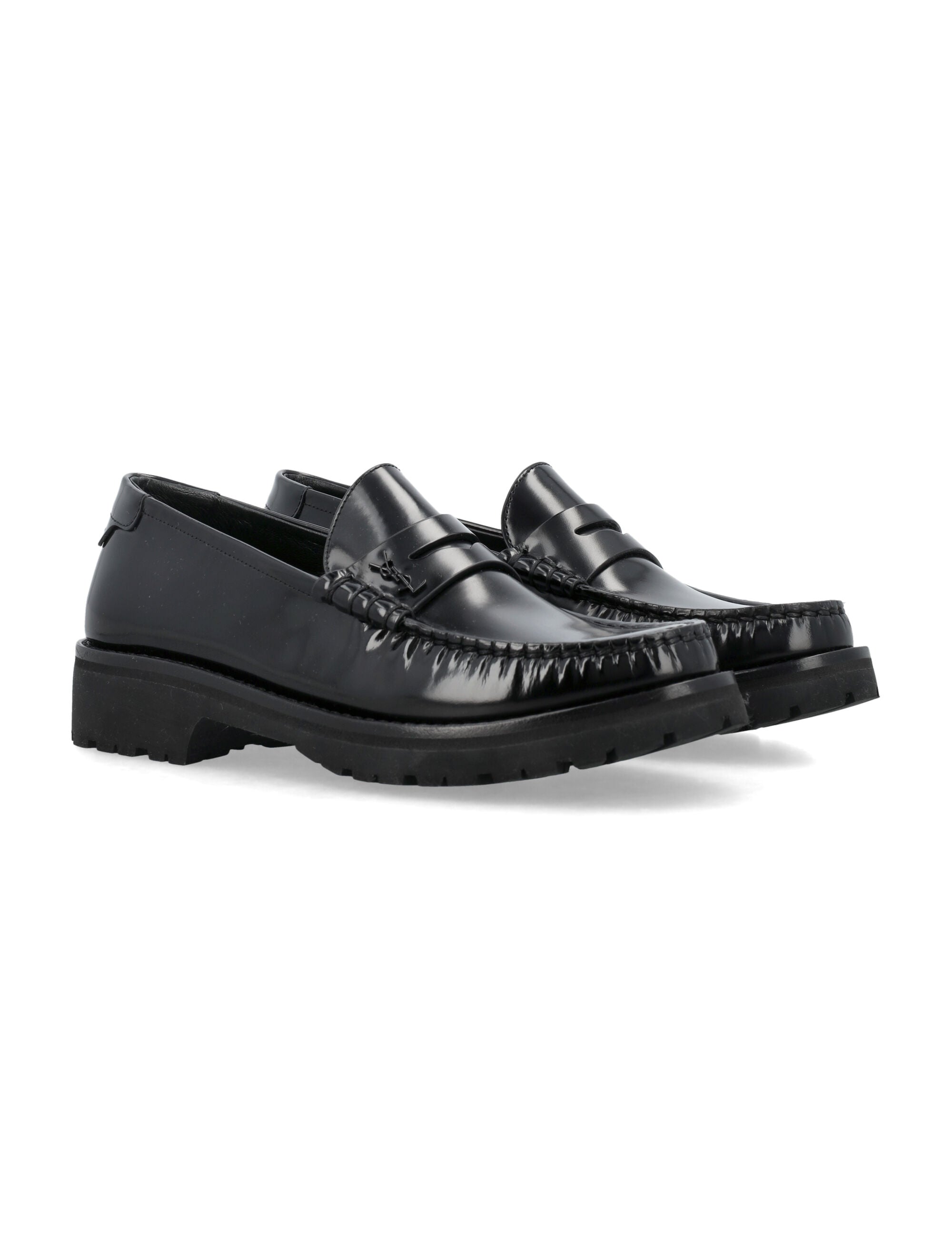 SAINT LAURENT PARIS Penny Loafers for Women