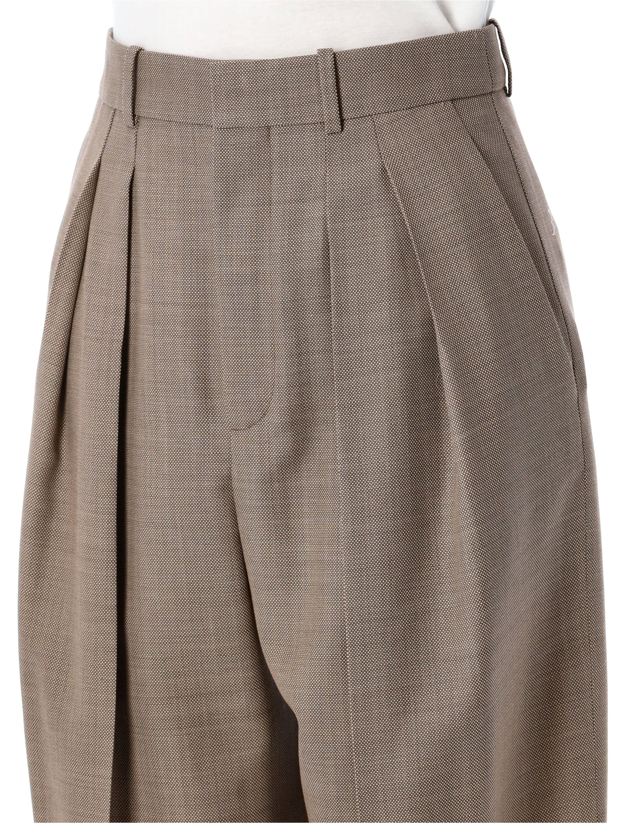SAINT LAURENT PARIS Tailored High-Waist Wide-Leg Pants Size 36