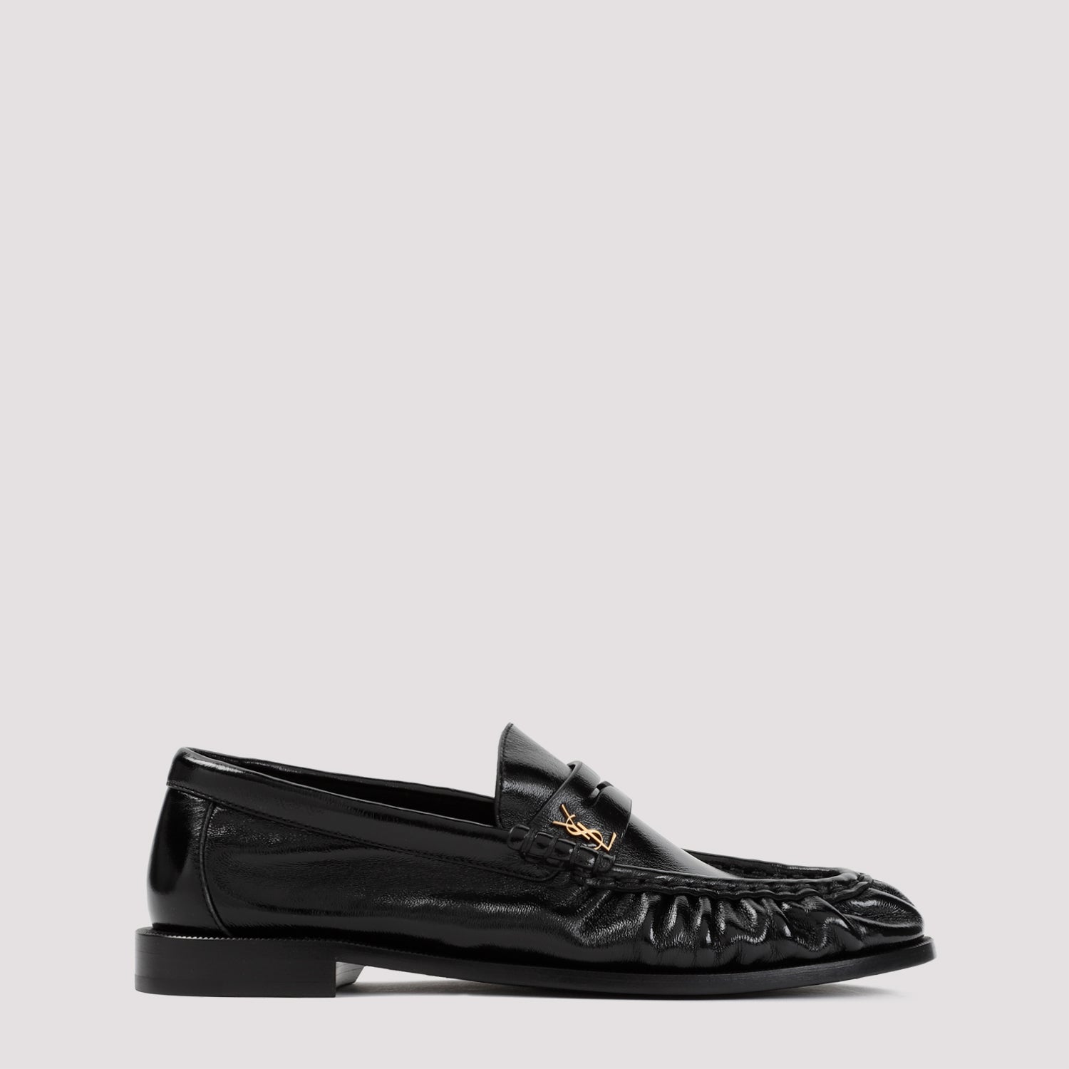 SAINT LAURENT Chic Loafers with Penny Strap and Almond Toe