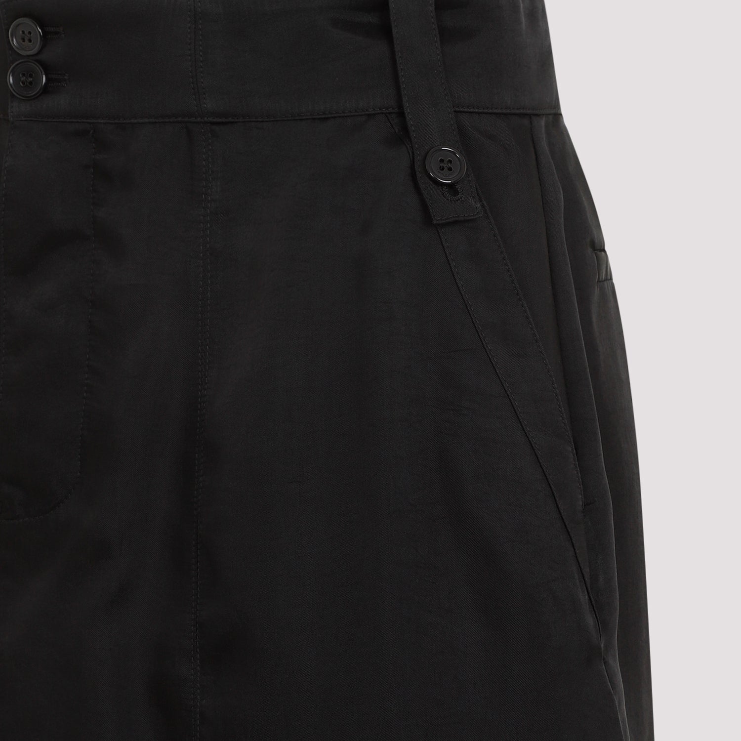 SAINT LAURENT Sleek Mini Cupro Skirt for Women