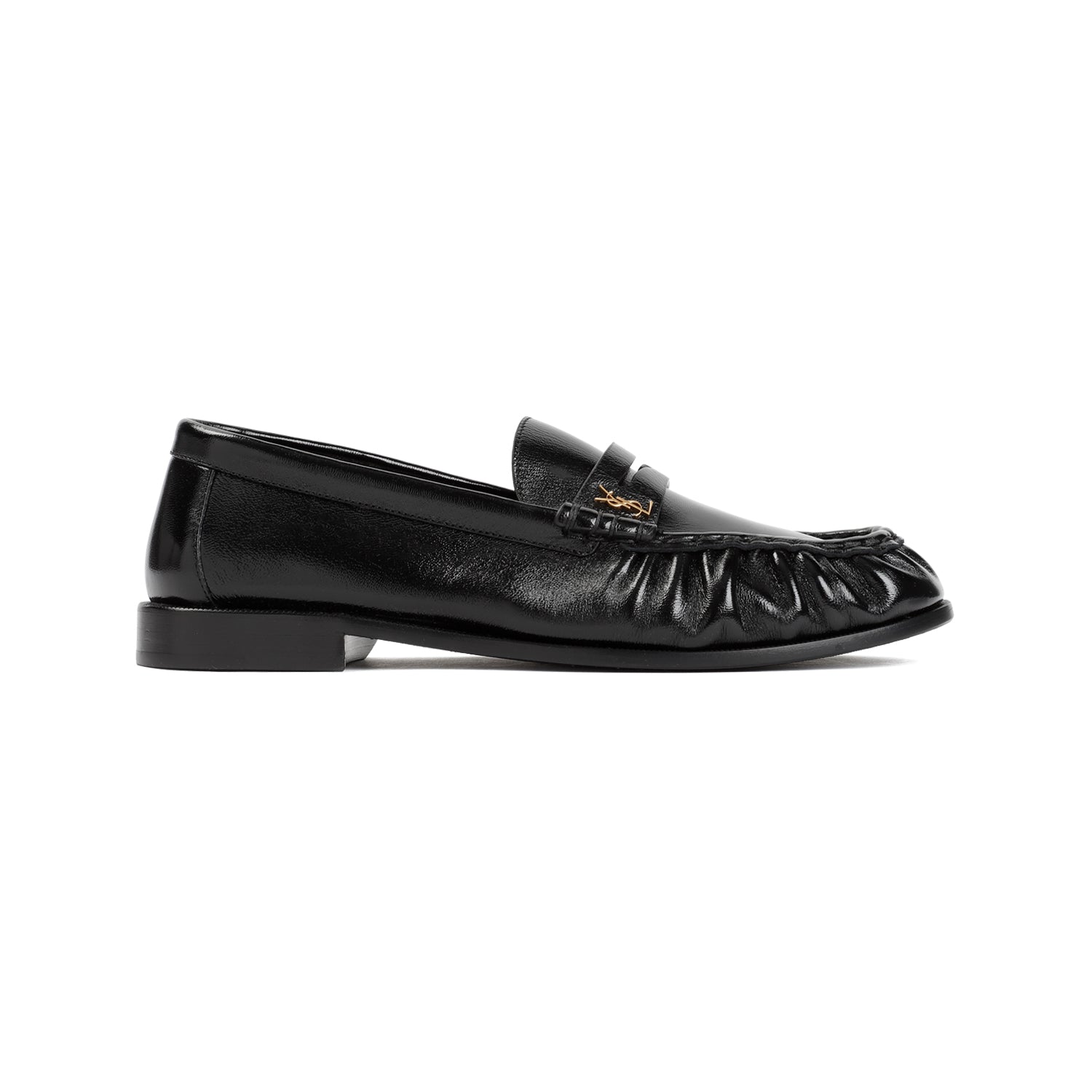 SAINT LAURENT Elegant Penny Strap Loafers