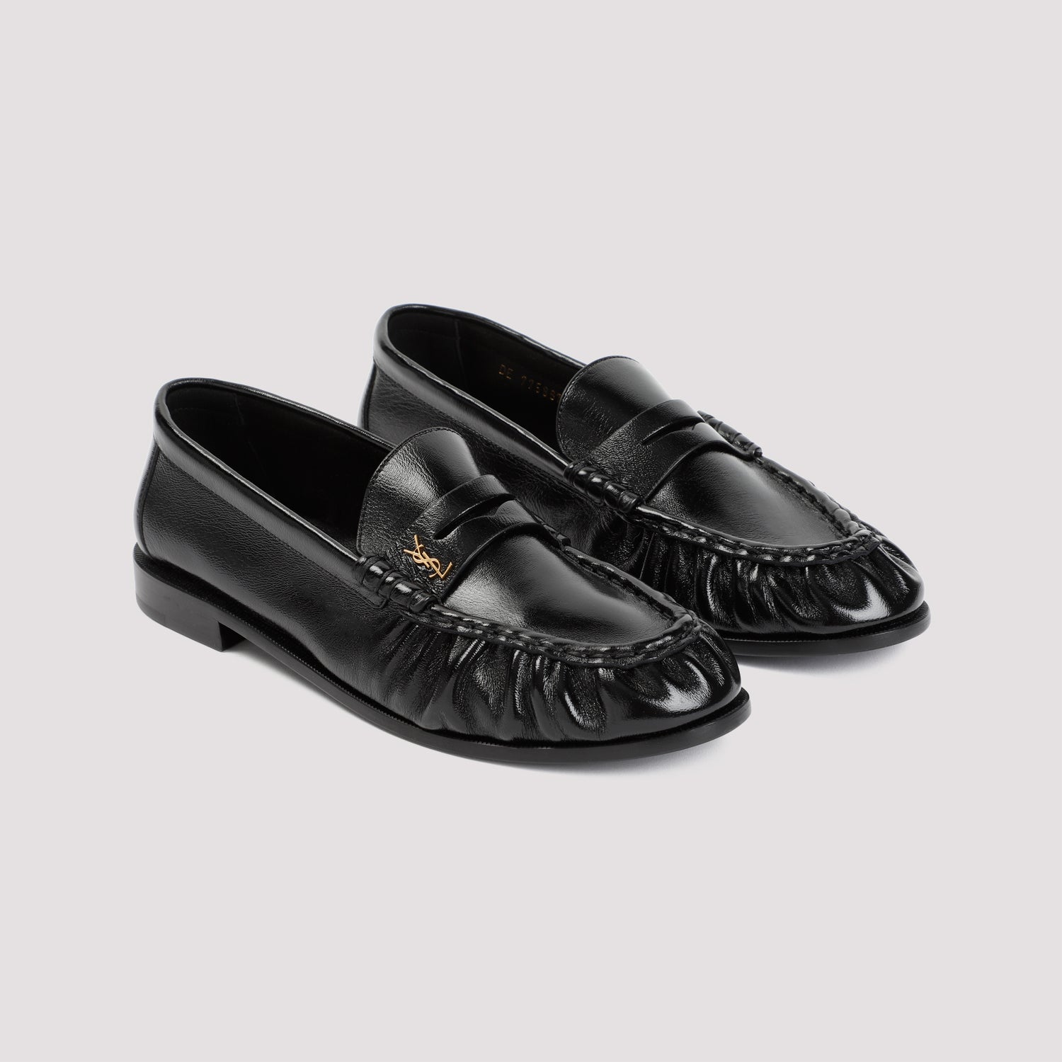 SAINT LAURENT Elegant Penny Strap Loafers