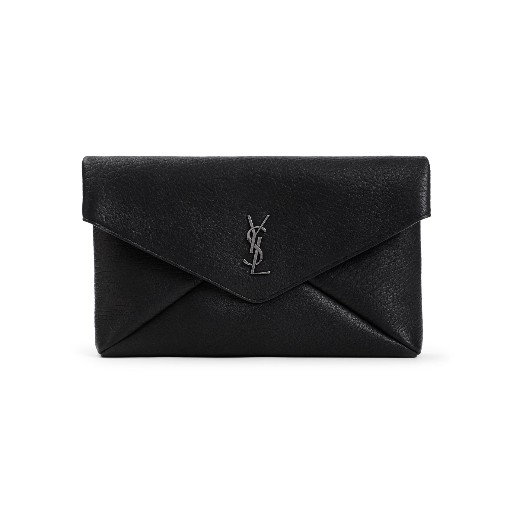 SAINT LAURENT Sleek Mini Lamb Leather Accessory
