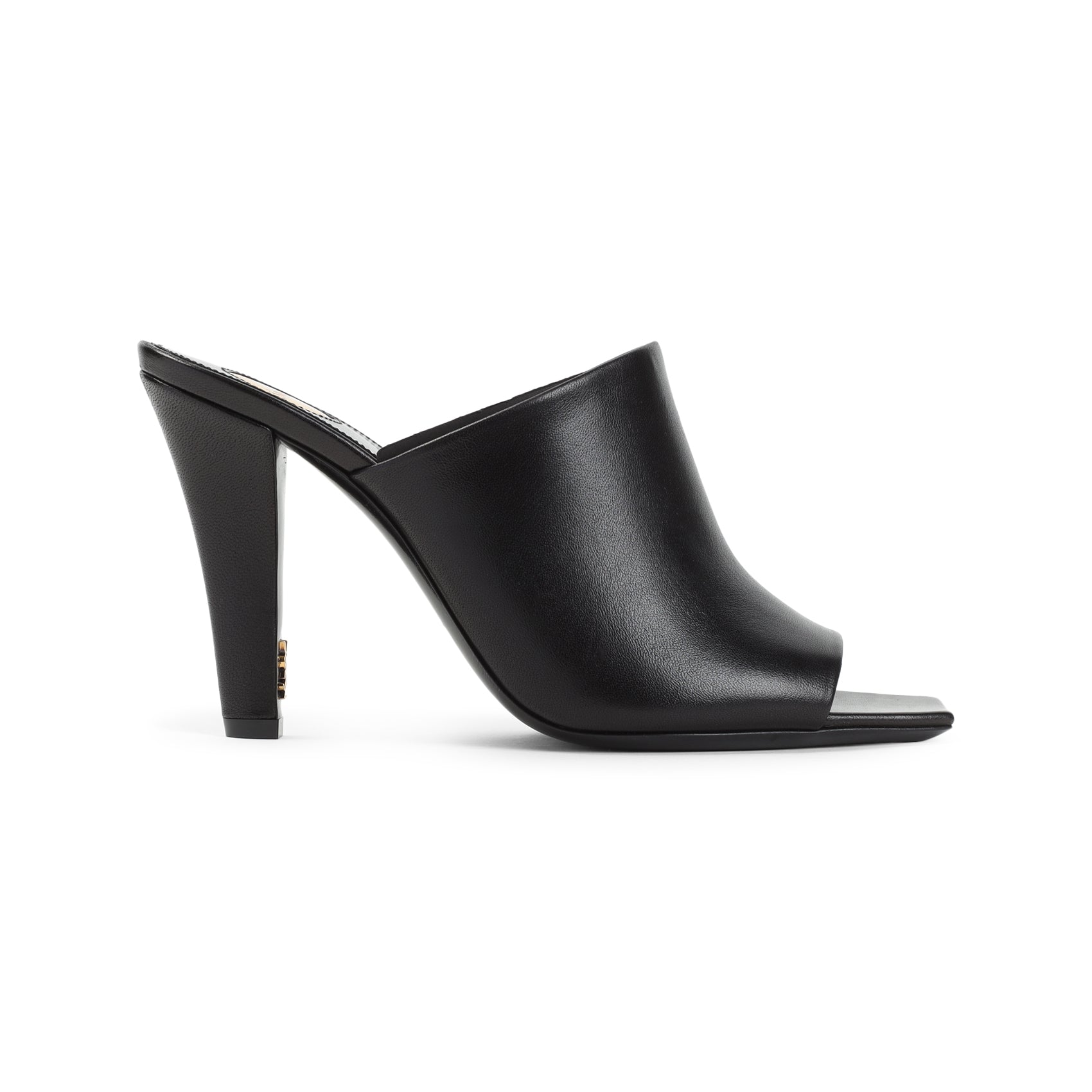 SAINT LAURENT Elegant 9.5cm Heel Slippers for Women