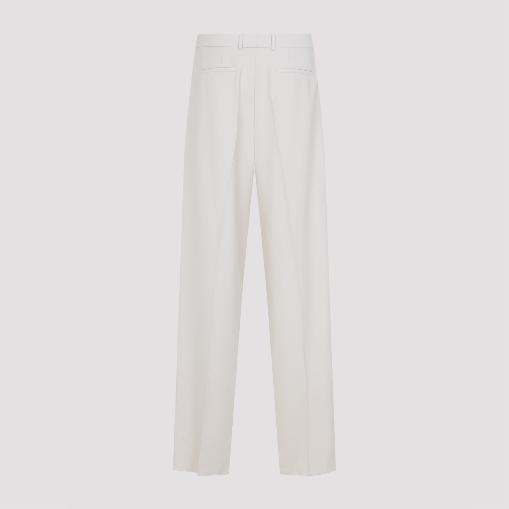 SAINT LAURENT Tailored Wool and Silk Trousers for Men - Fall Winter 25/26