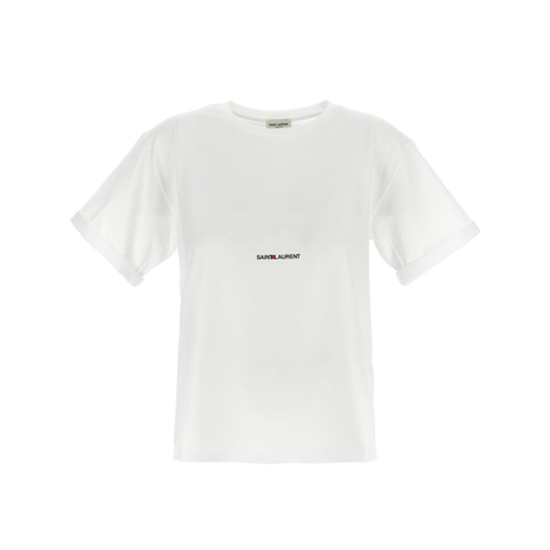 SAINT LAURENT Cotton Logo T-Shirt - Women's