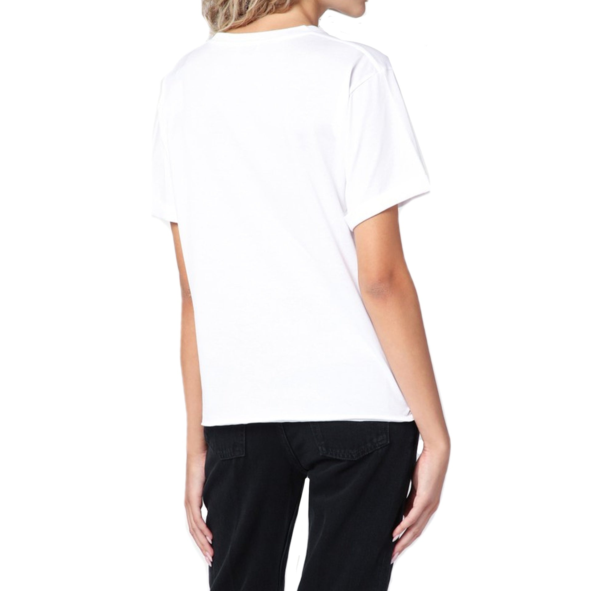 SAINT LAURENT Cotton Logo T-Shirt - Women's