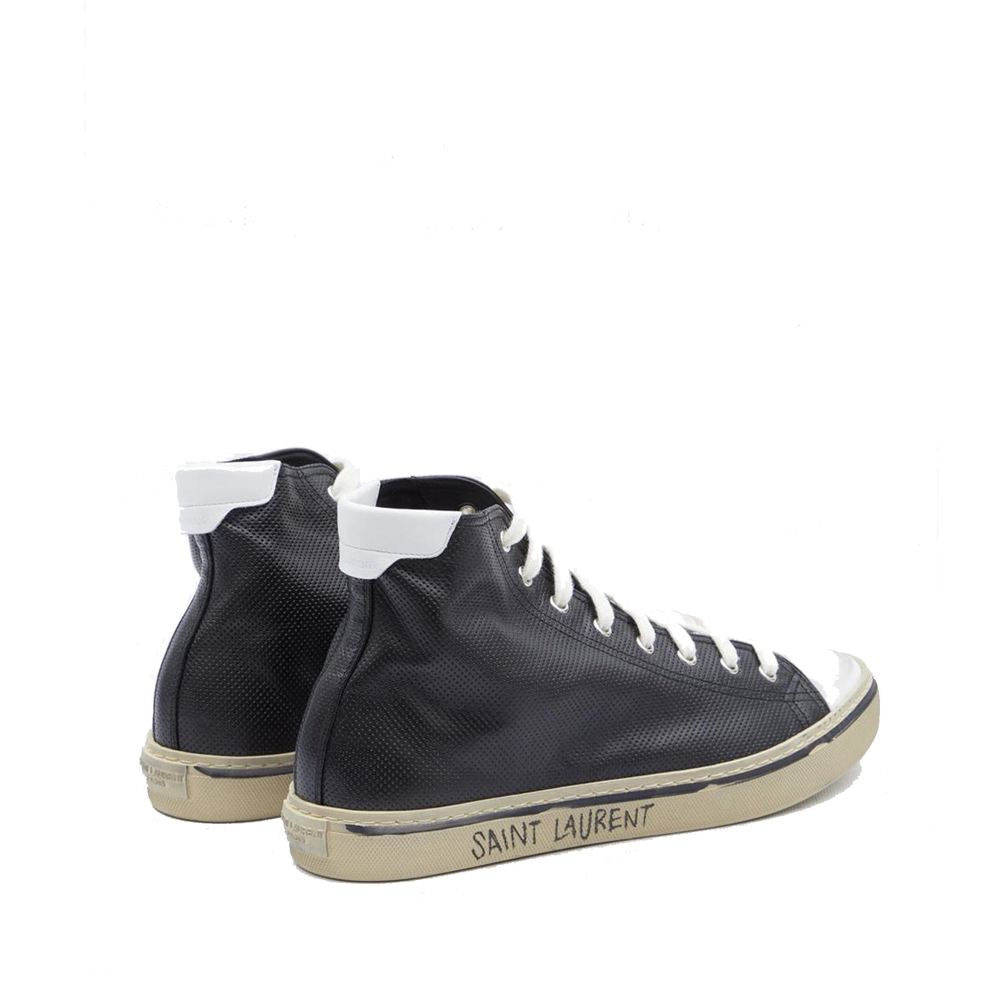 SAINT LAURENT Malibu Leather Sneaker for Men - Stylish Comfort
