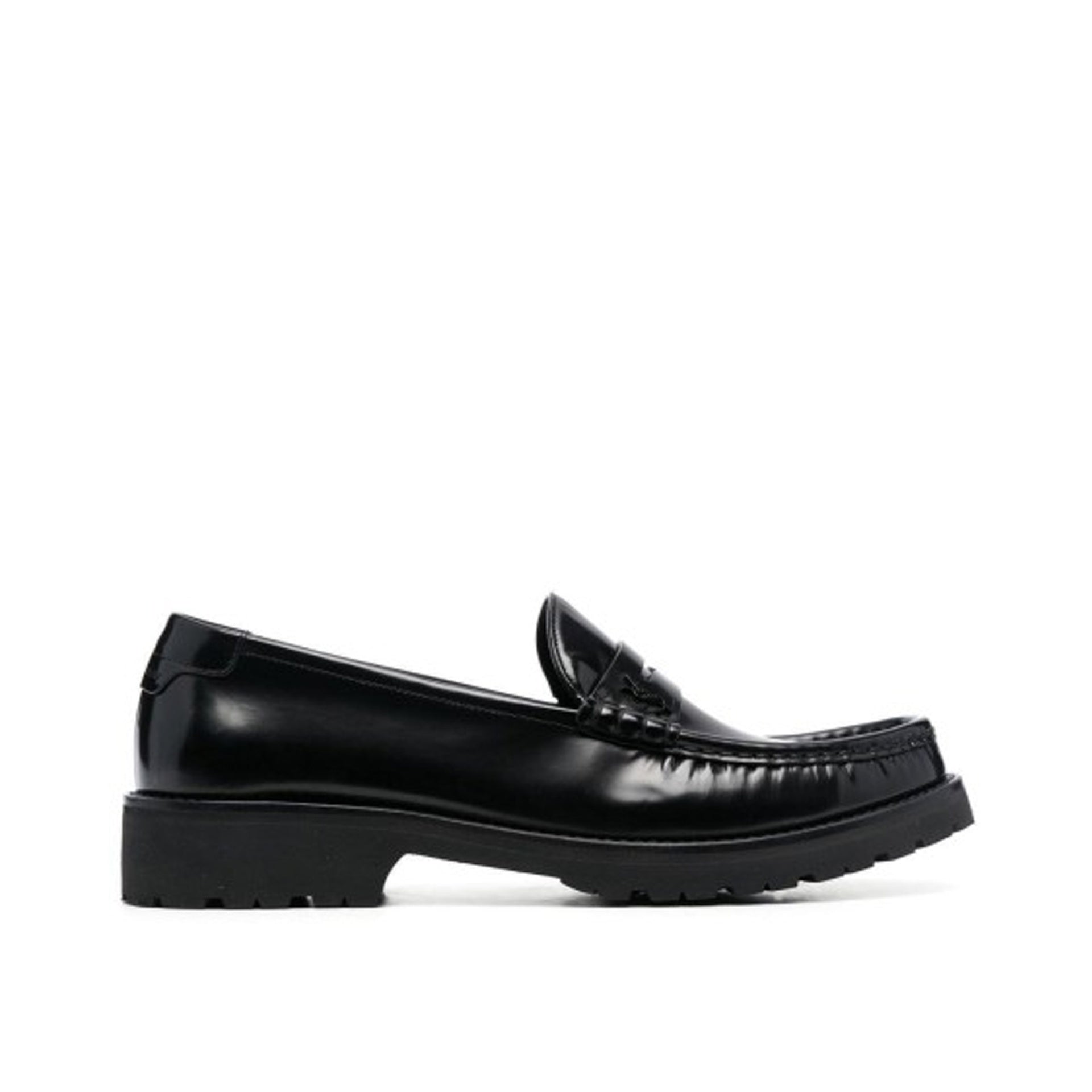 SAINT LAURENT Oxford Leather Loafers for Men - Fall Winter Collection