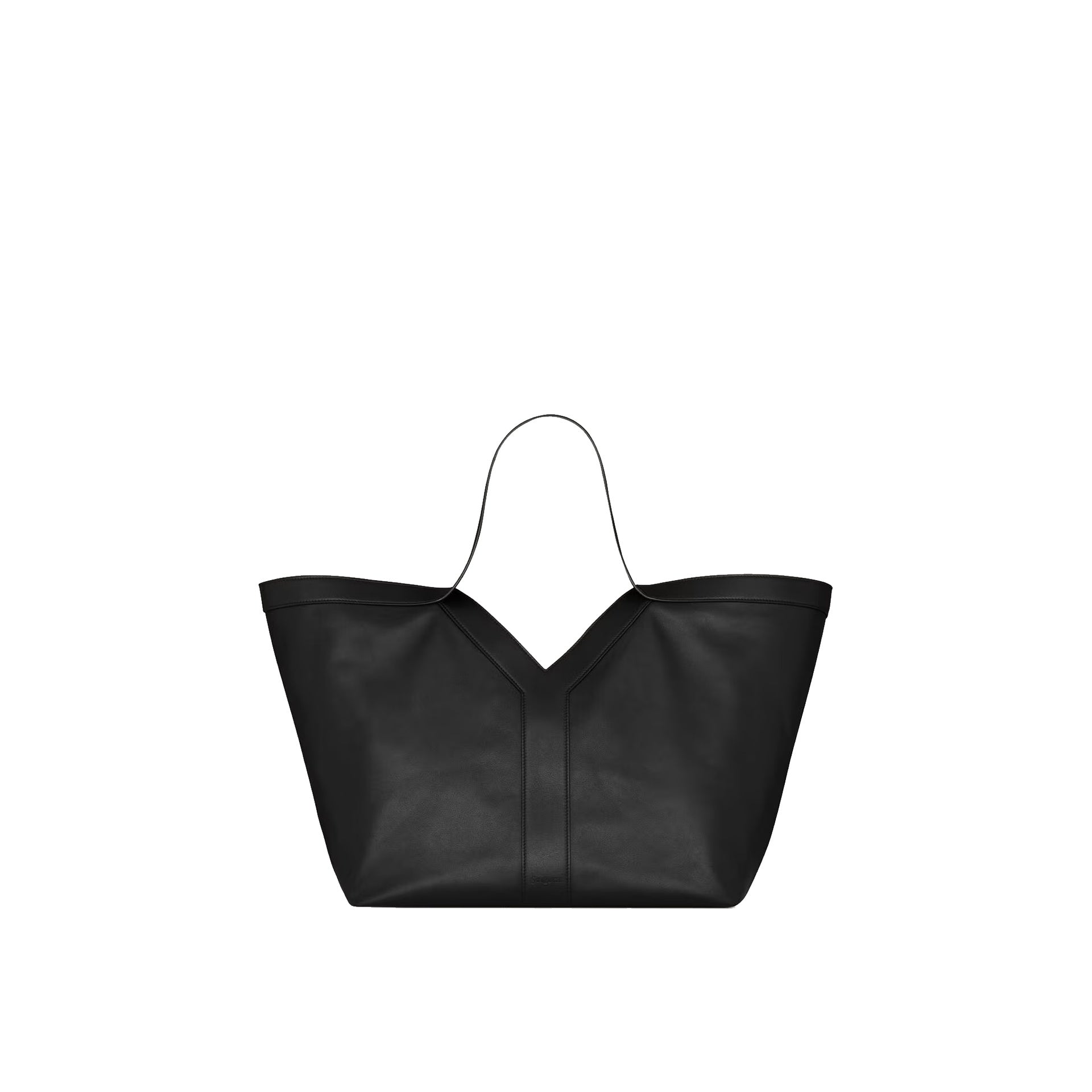 SAINT LAURENT Tote Handbag in Stylish Grain Texture - 37 x 32 x 27 cm