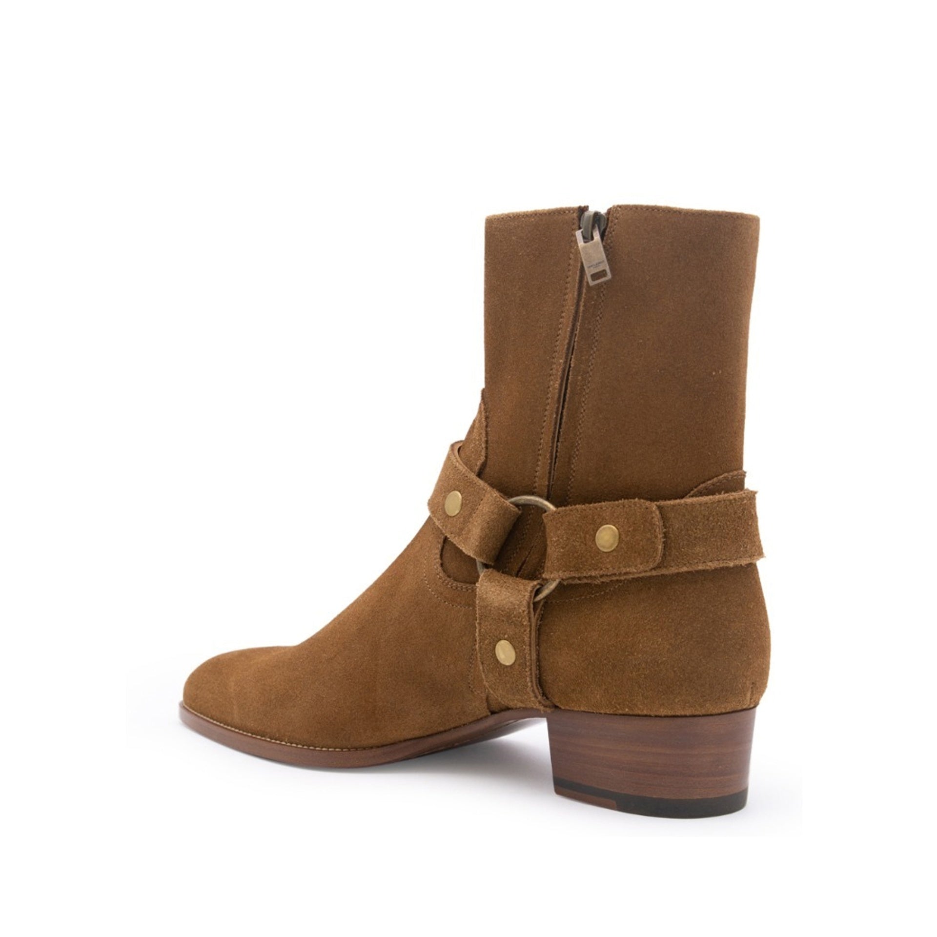SAINT LAURENT Wyatt Harness Ankle Boots for Men