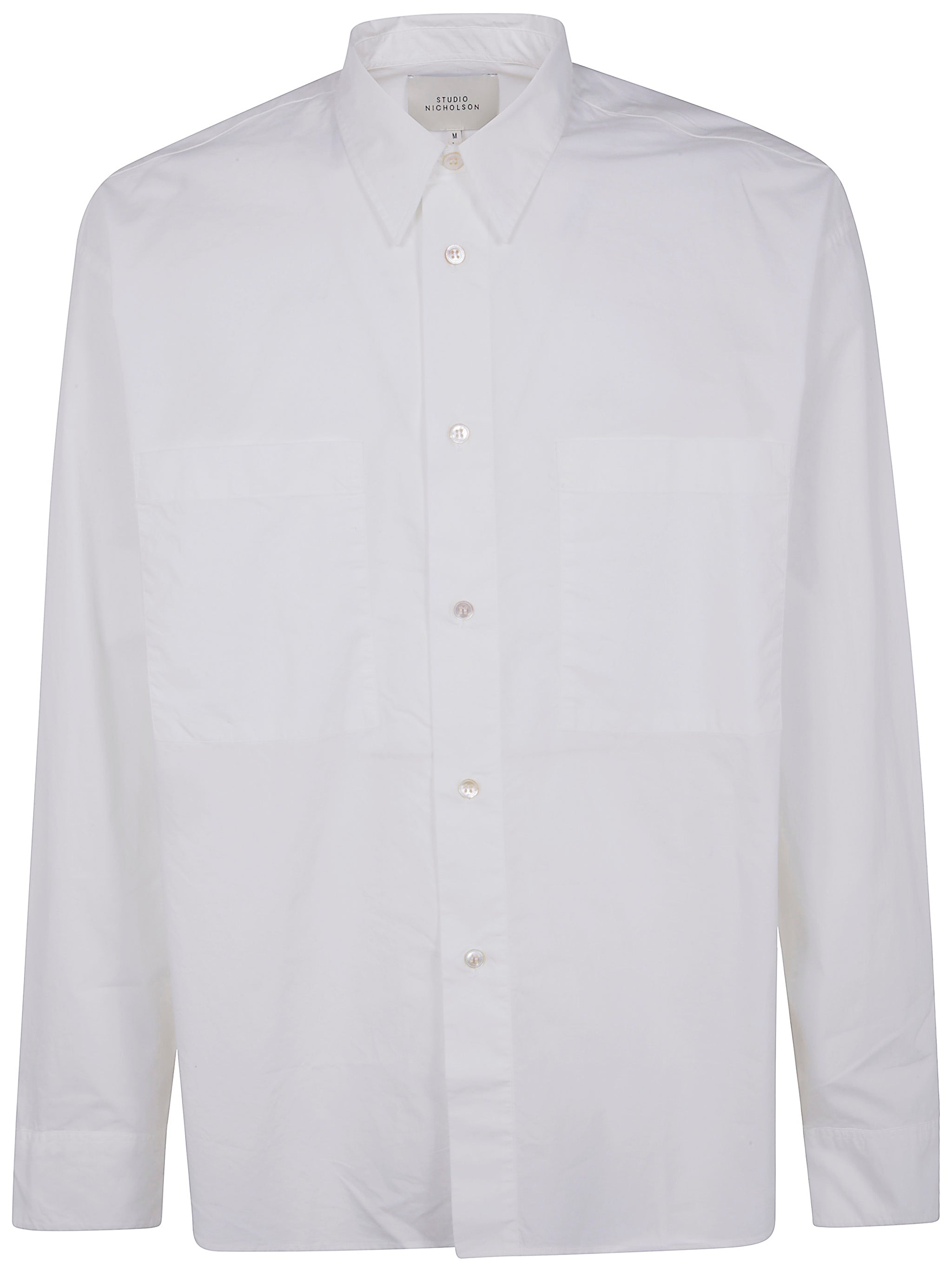 STUDIO NICHOLSON Pocket Detail Shirt for Men - SS25 Collection