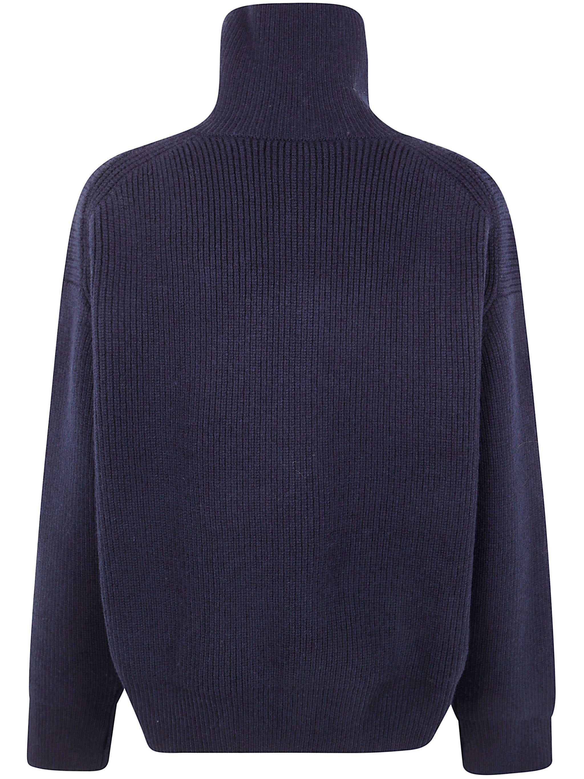 STUDIO NICHOLSON Rib Zip Through Jumper for Women