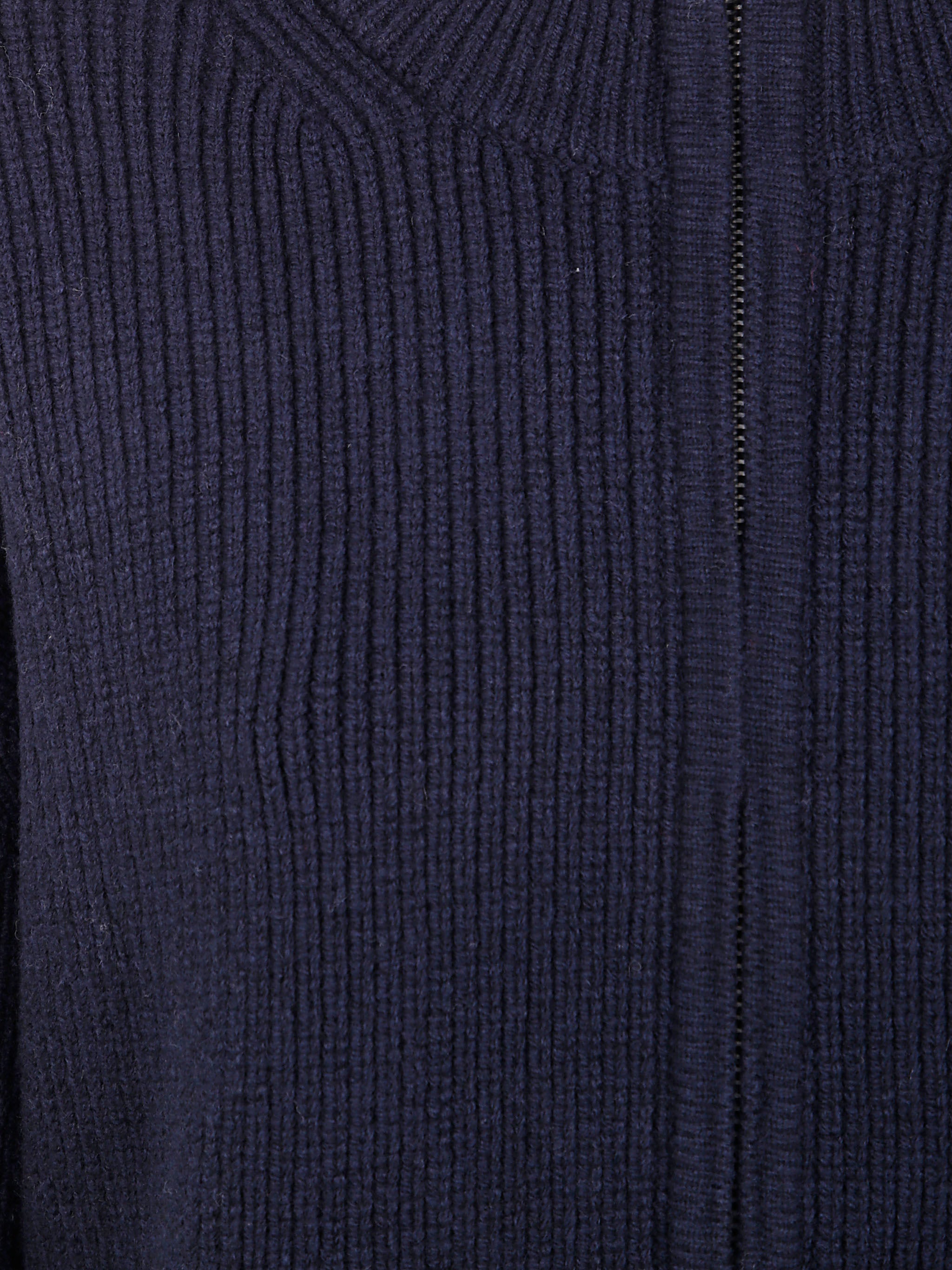 STUDIO NICHOLSON Rib Zip Through Jumper for Women