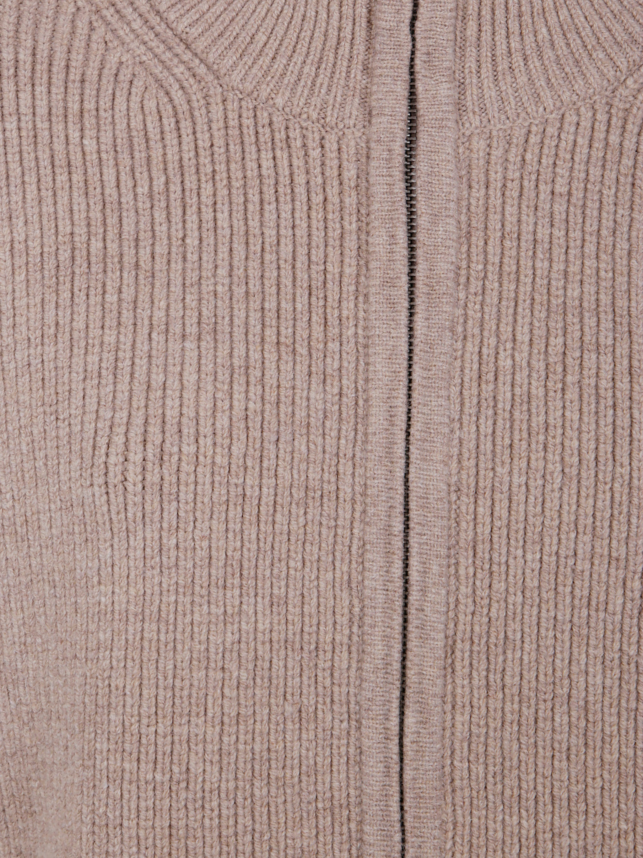 STUDIO NICHOLSON Rib Zip Through Jumper for Women