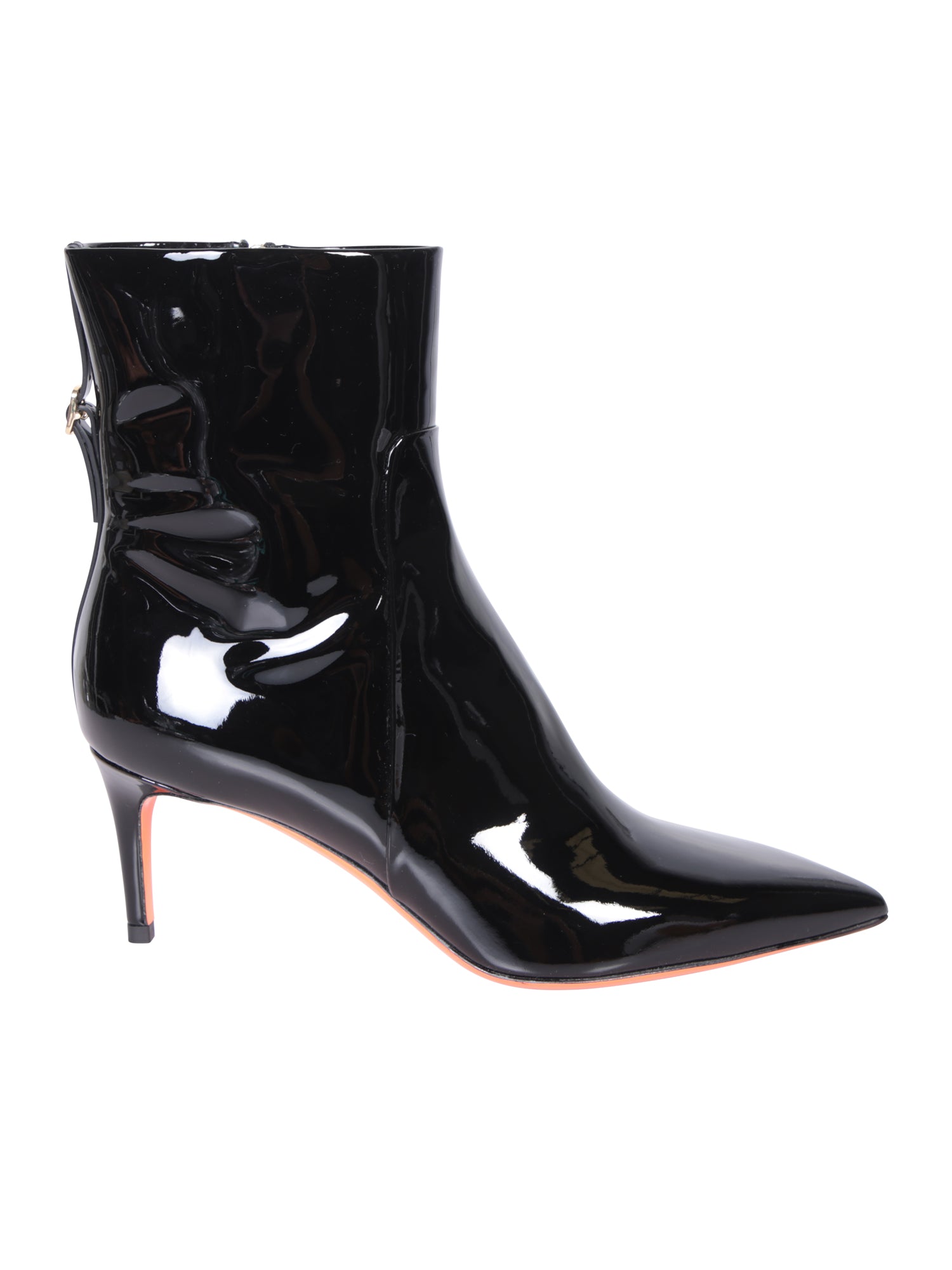 SANTONI Leather Ankle Boots for Women - Fall Winter Fashion