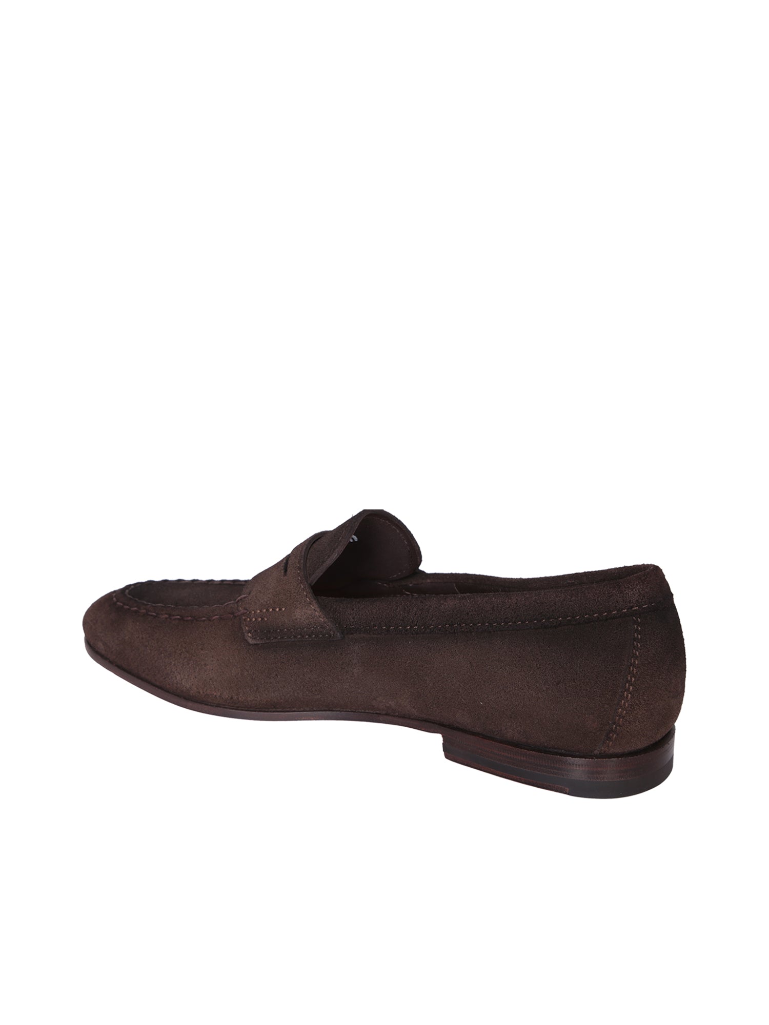 SANTONI Luxurious Suede Leather Loafers for Men