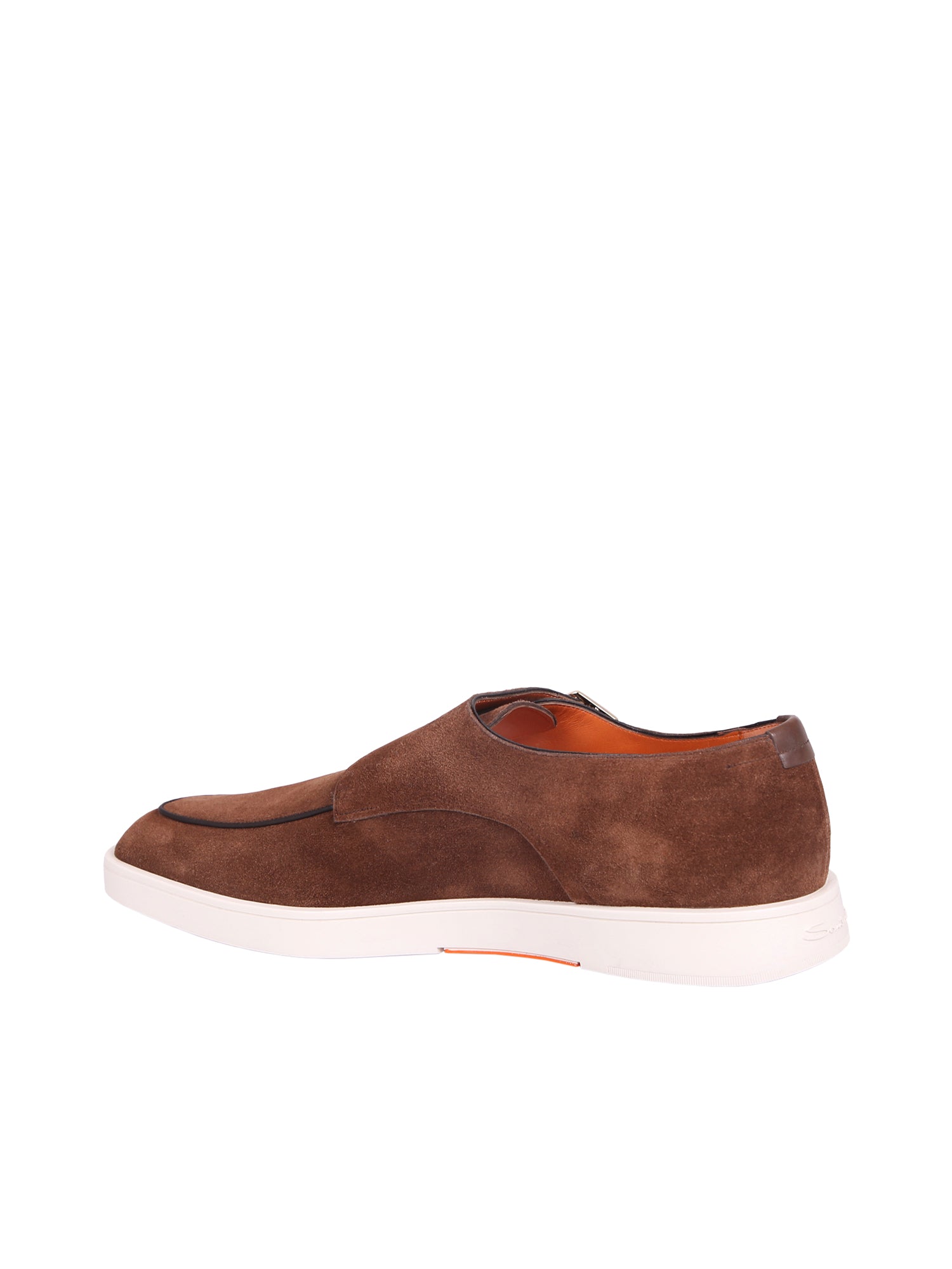 SANTONI Elegant Suede Leather Sneakers