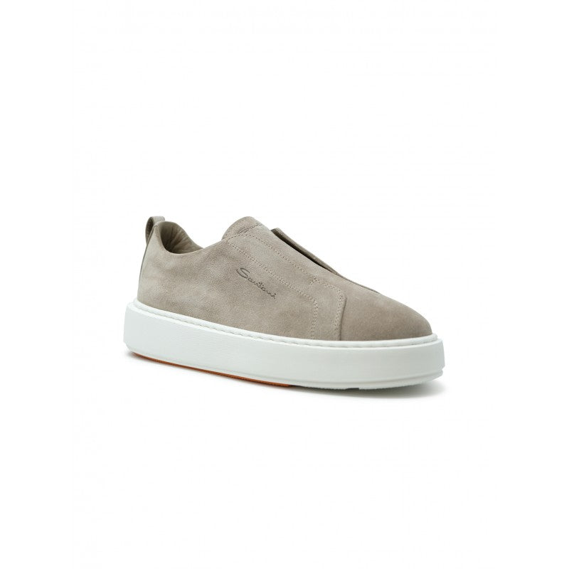 SANTONI Chic Women's Suede Sneaker - Size 45