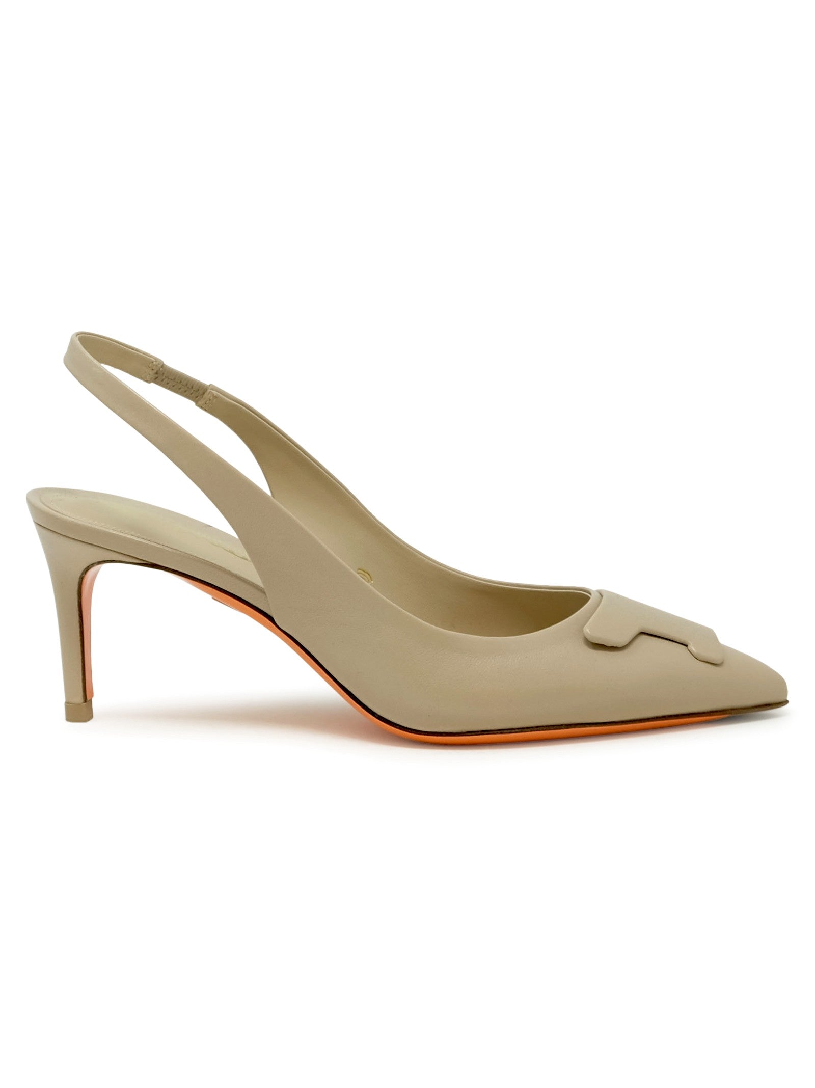 SANTONI Elegant Leather Pumps with 70 mm Heel