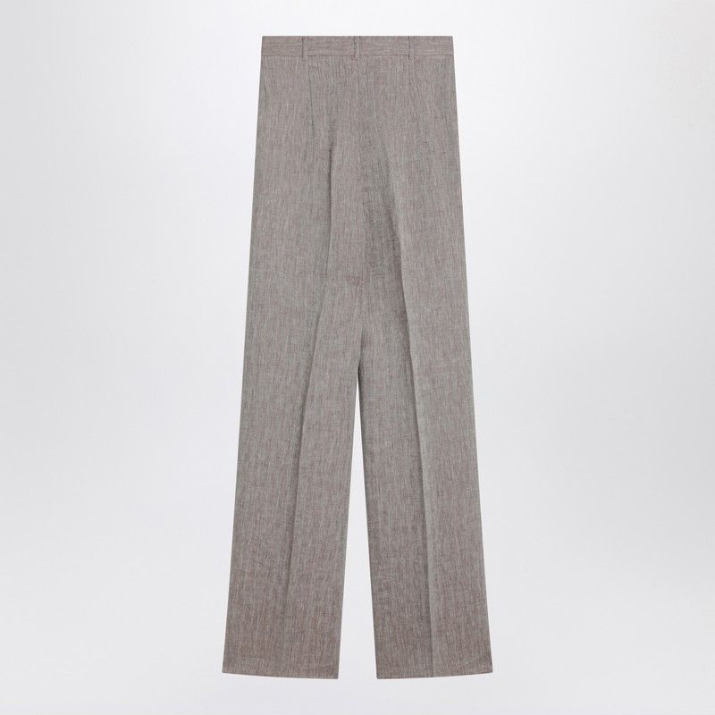 MAX MARA STUDIO Women's Straight Linen Pants