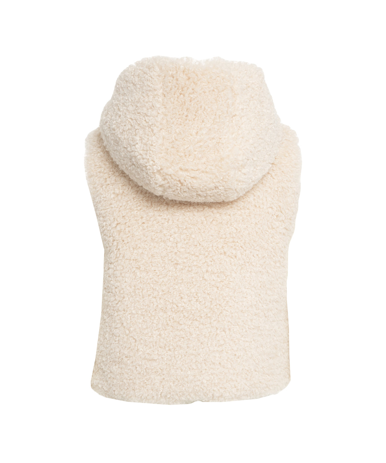 SAVE THE DUCK Cozy Faux Fur Gilet with Hood for Women