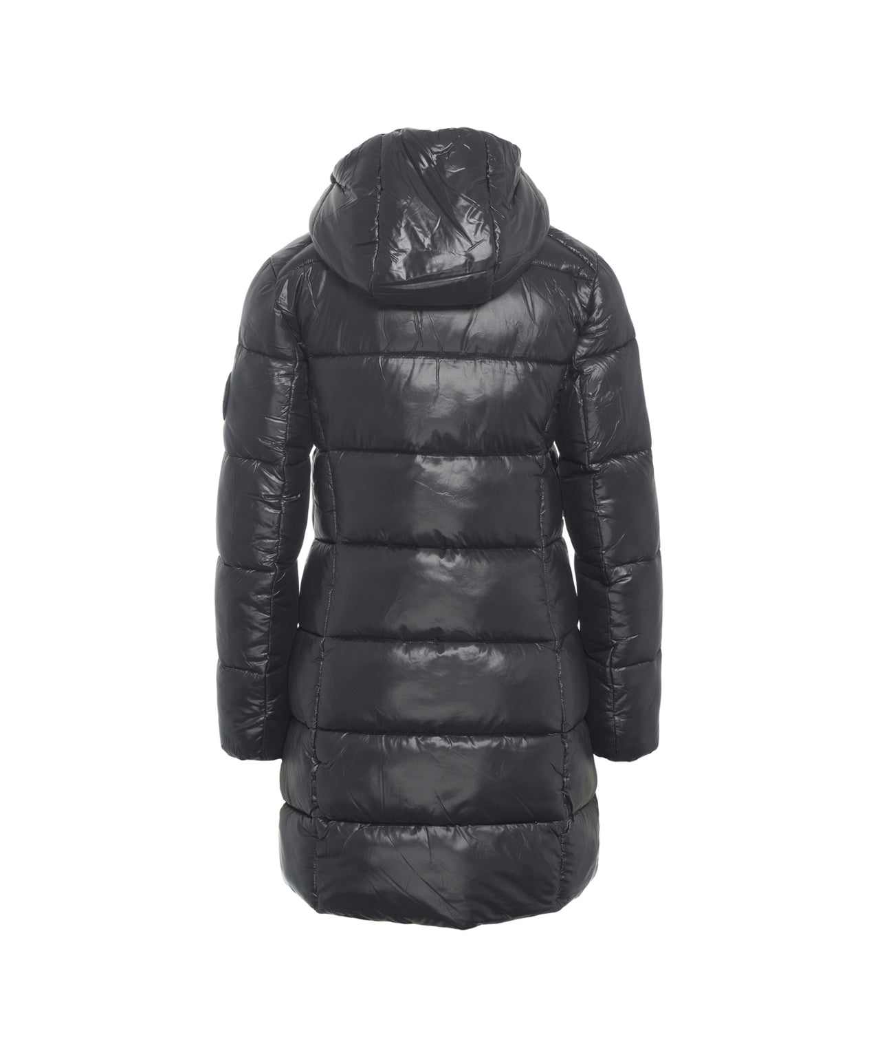 SAVE THE DUCK Knee-Length Women’s Puffer Jacket with Plumtech Insulation