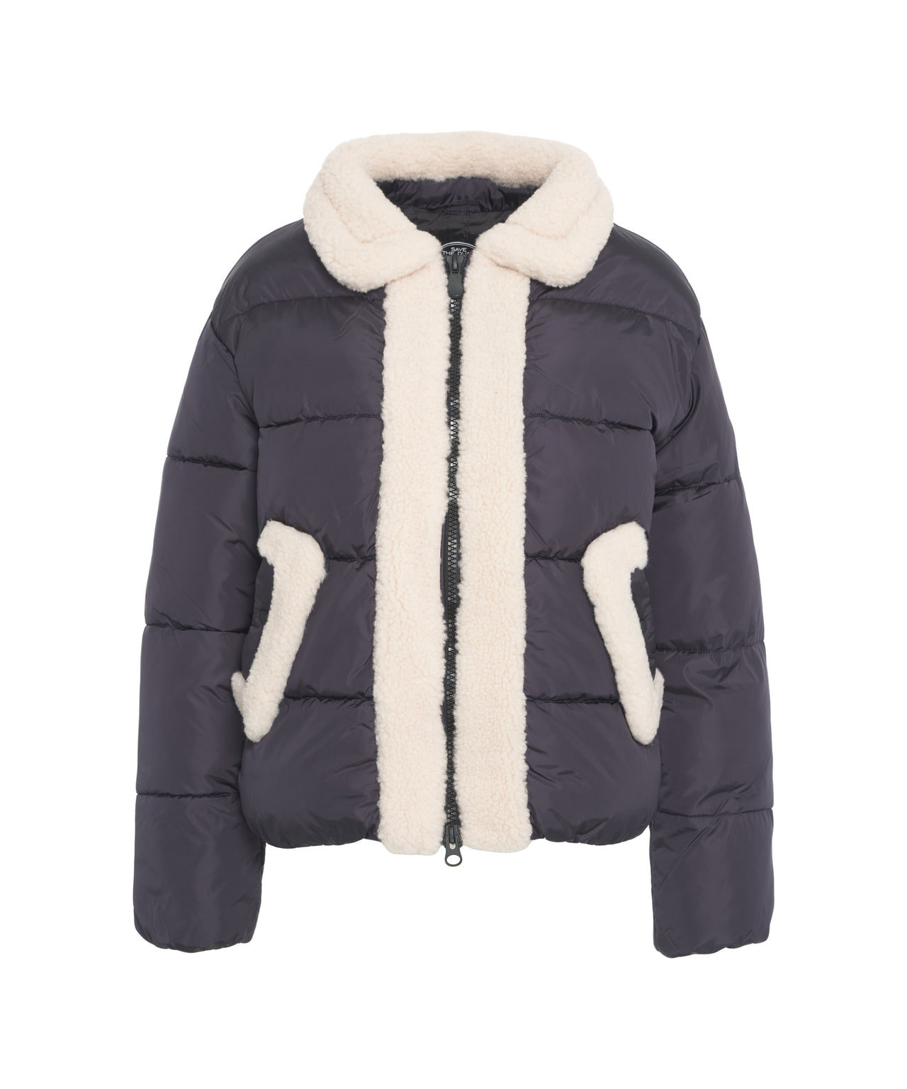 SAVE THE DUCK Cropped Quilted Jacket 'Honey'